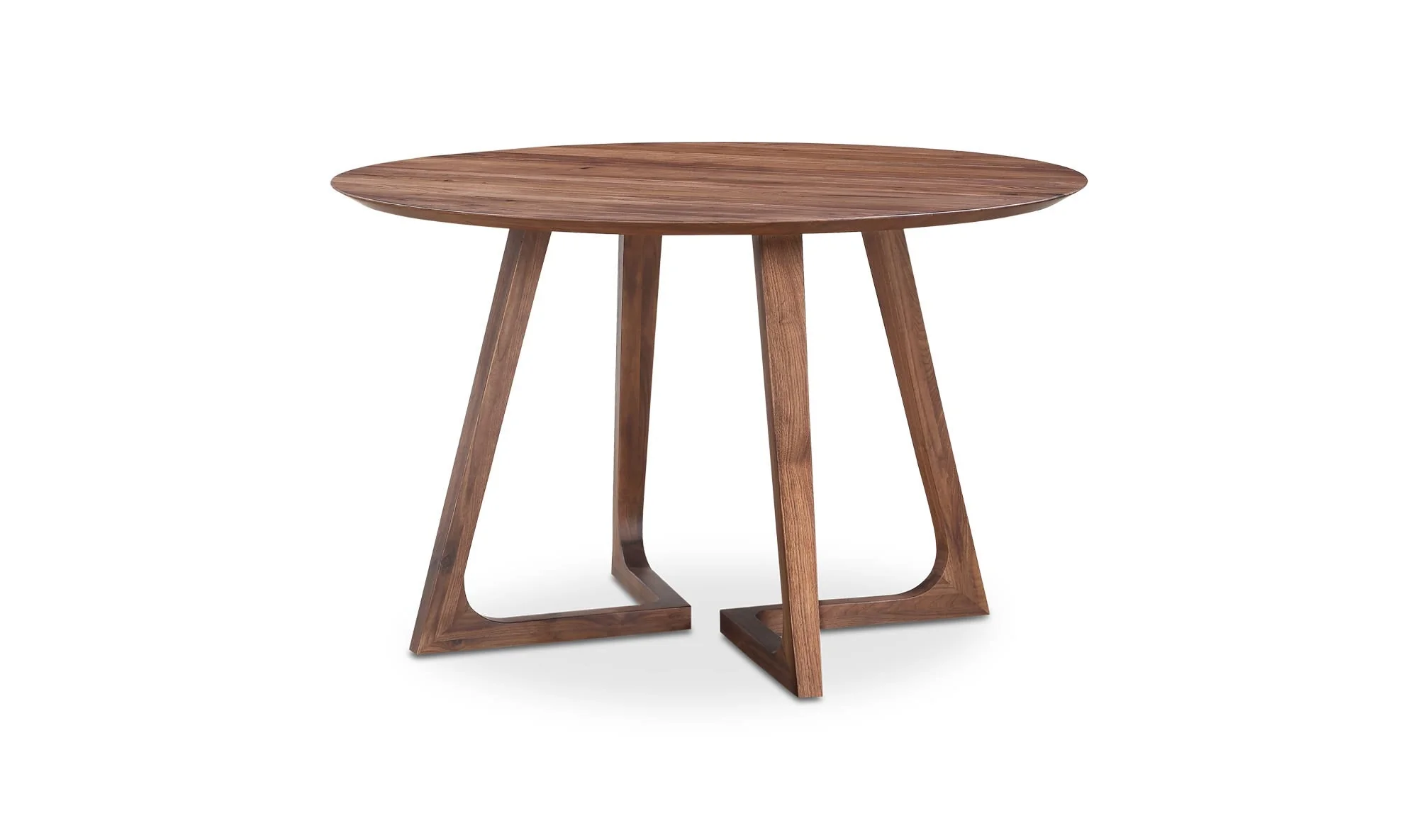 Moe's Home Godenza Round Dining Table Walnut - Image 5