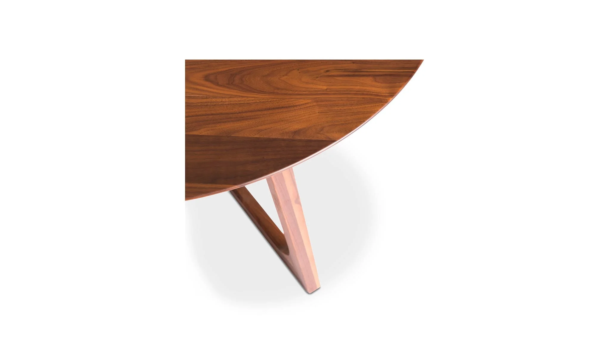 Moe's Home Godenza Round Dining Table Walnut - Image 9