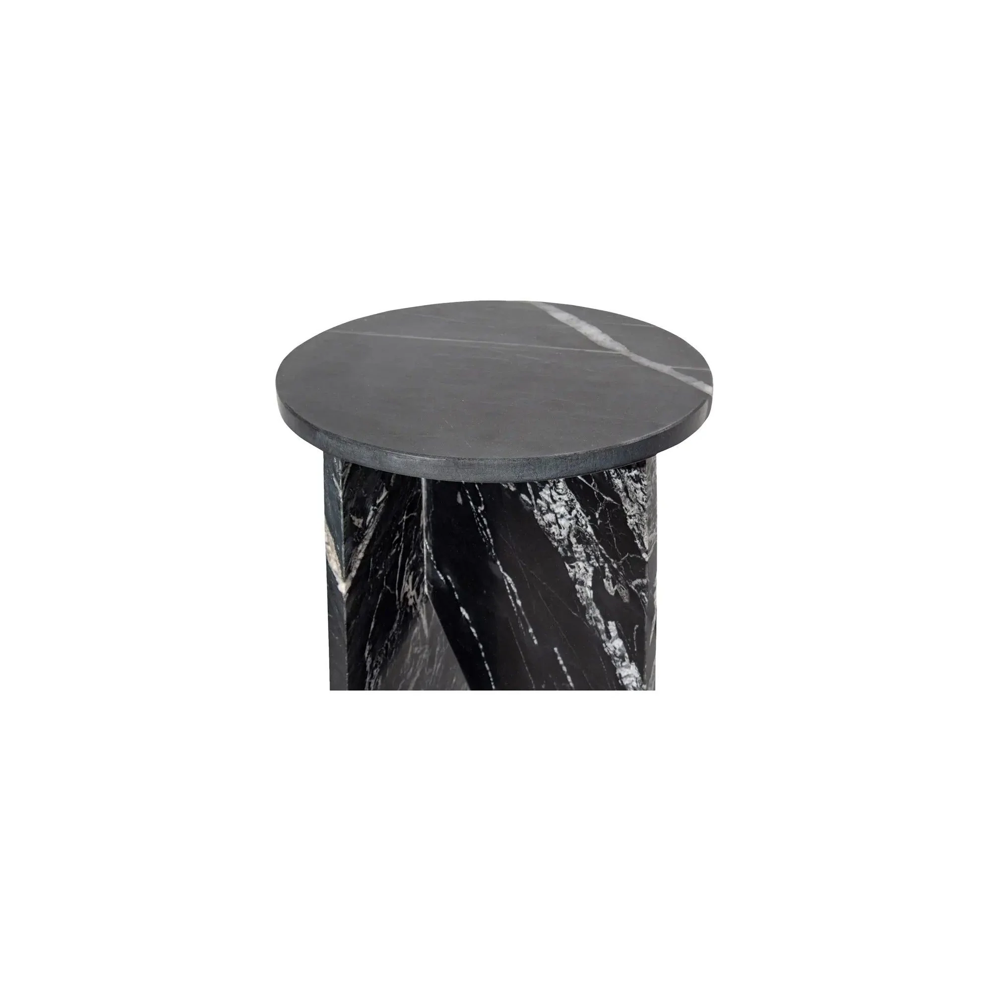 Moe's Home Collection Grace Black Marble Accent Table - Image 7