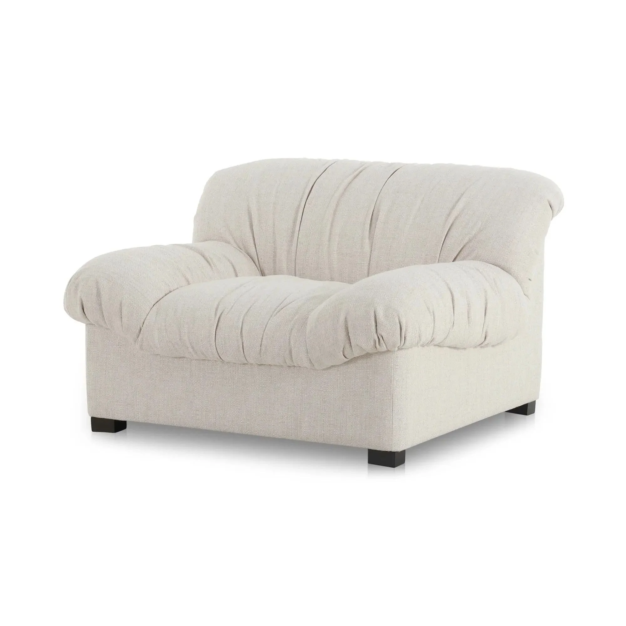 Moe's Home Collection Halston Flecked Oat Lounge Chair - Image 10