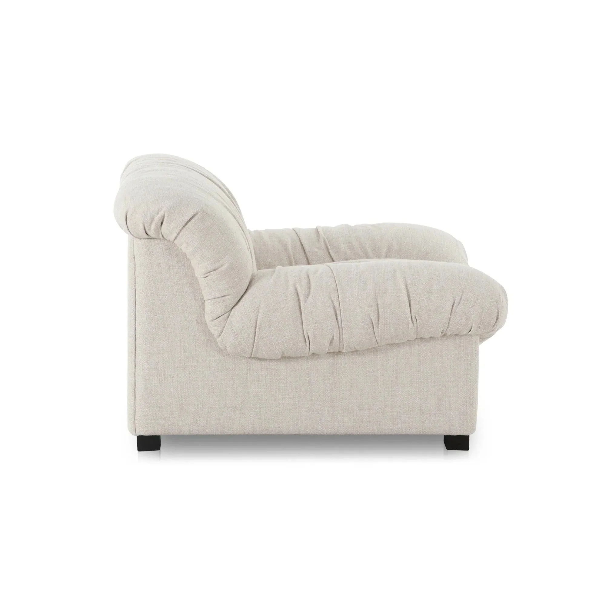 Moe's Home Collection Halston Flecked Oat Lounge Chair - Image 4