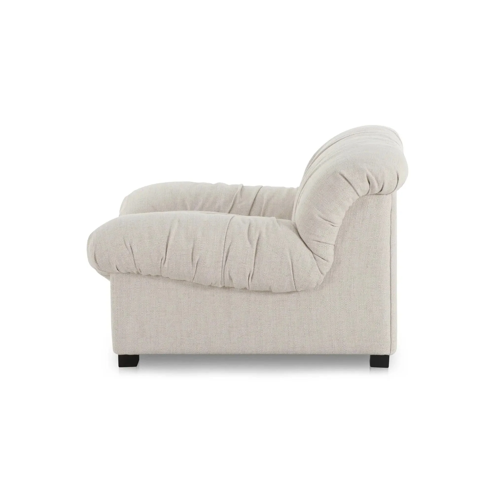 Moe's Home Collection Halston Flecked Oat Lounge Chair - Image 5