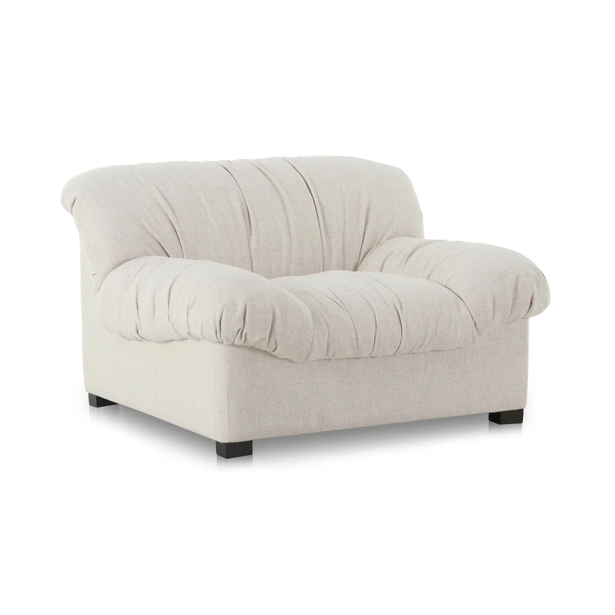 Moe's Home Collection Halston Flecked Oat Lounge Chair - Image 6