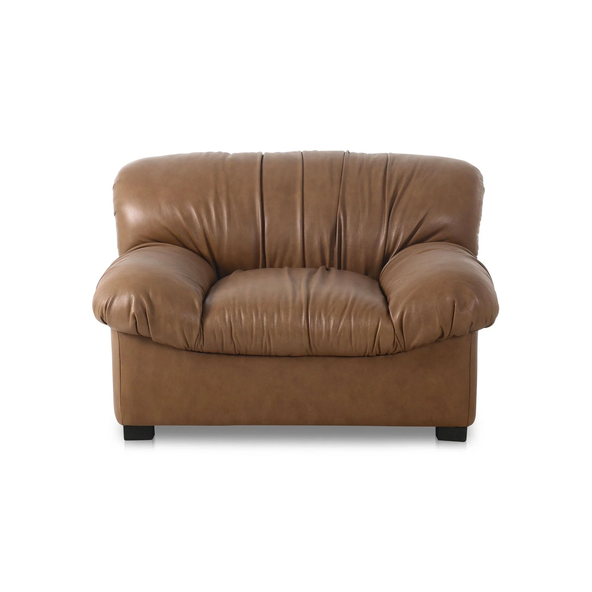 Moe's Home Collection Halston Tan Leather Lounge Chair