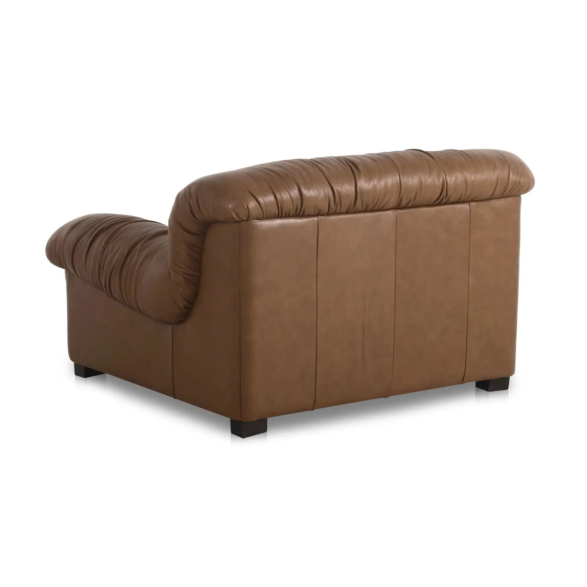 Moe's Home Collection Halston Tan Leather Lounge Chair - Image 6