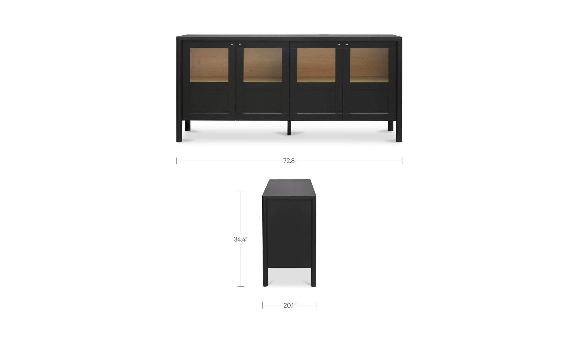 Moe's Home Hannah Sideboard Black - Image 11