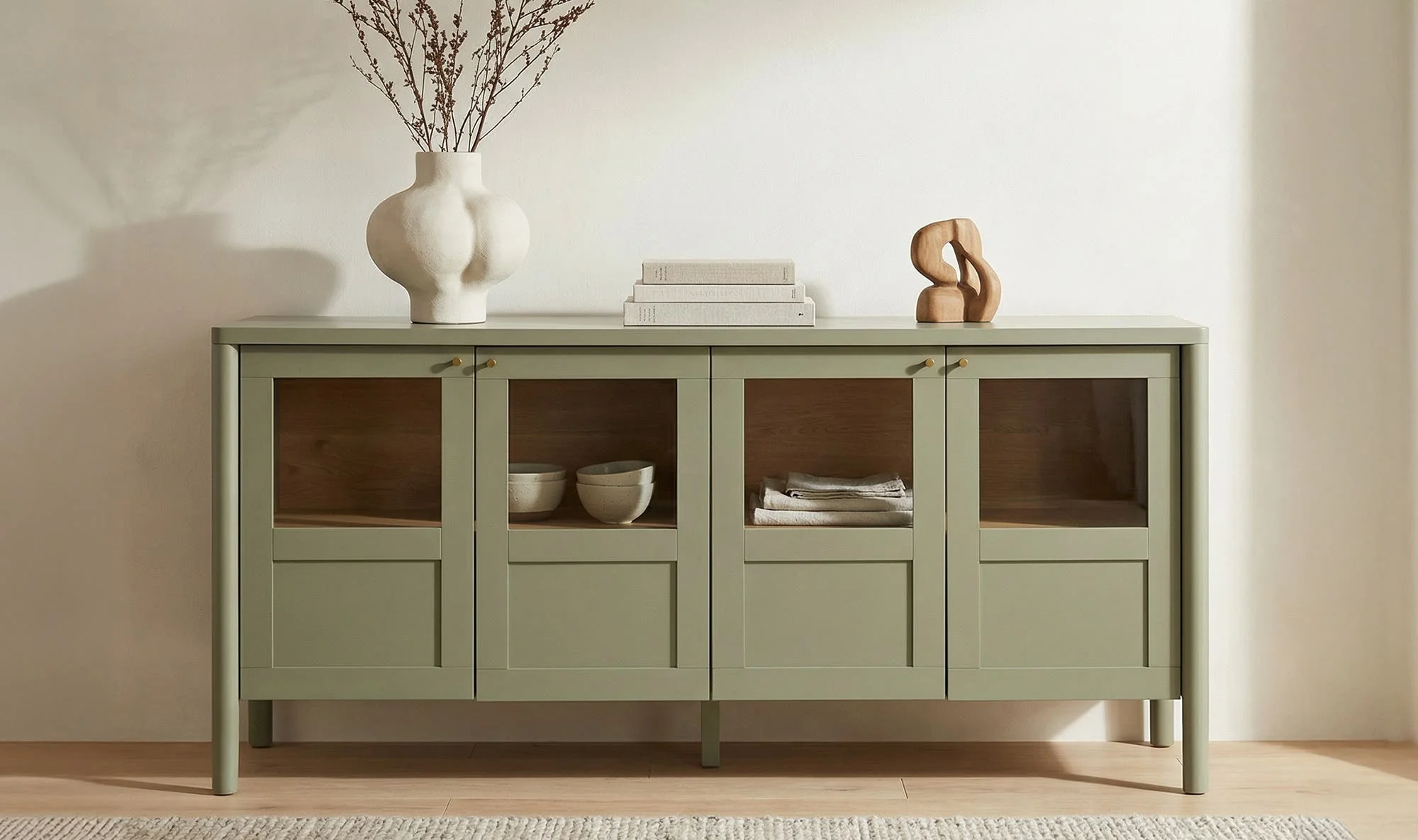 Moe's Home Hannah Sideboard Green - Image 2