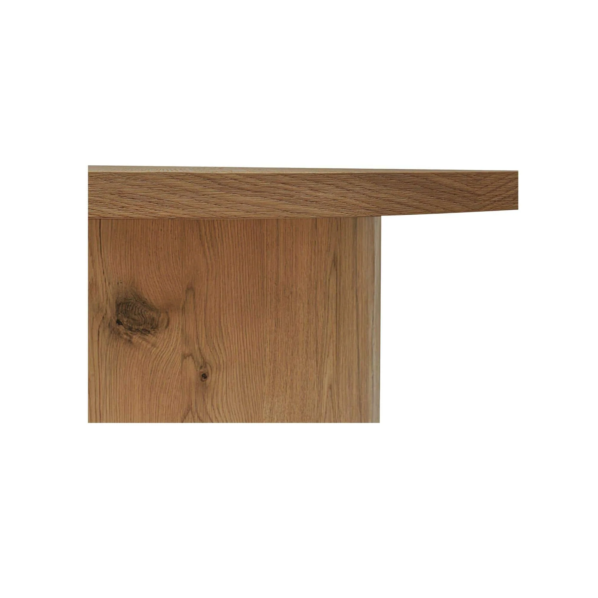 Moe's Home Hansen Dining Table Rustic Oak - Image 7