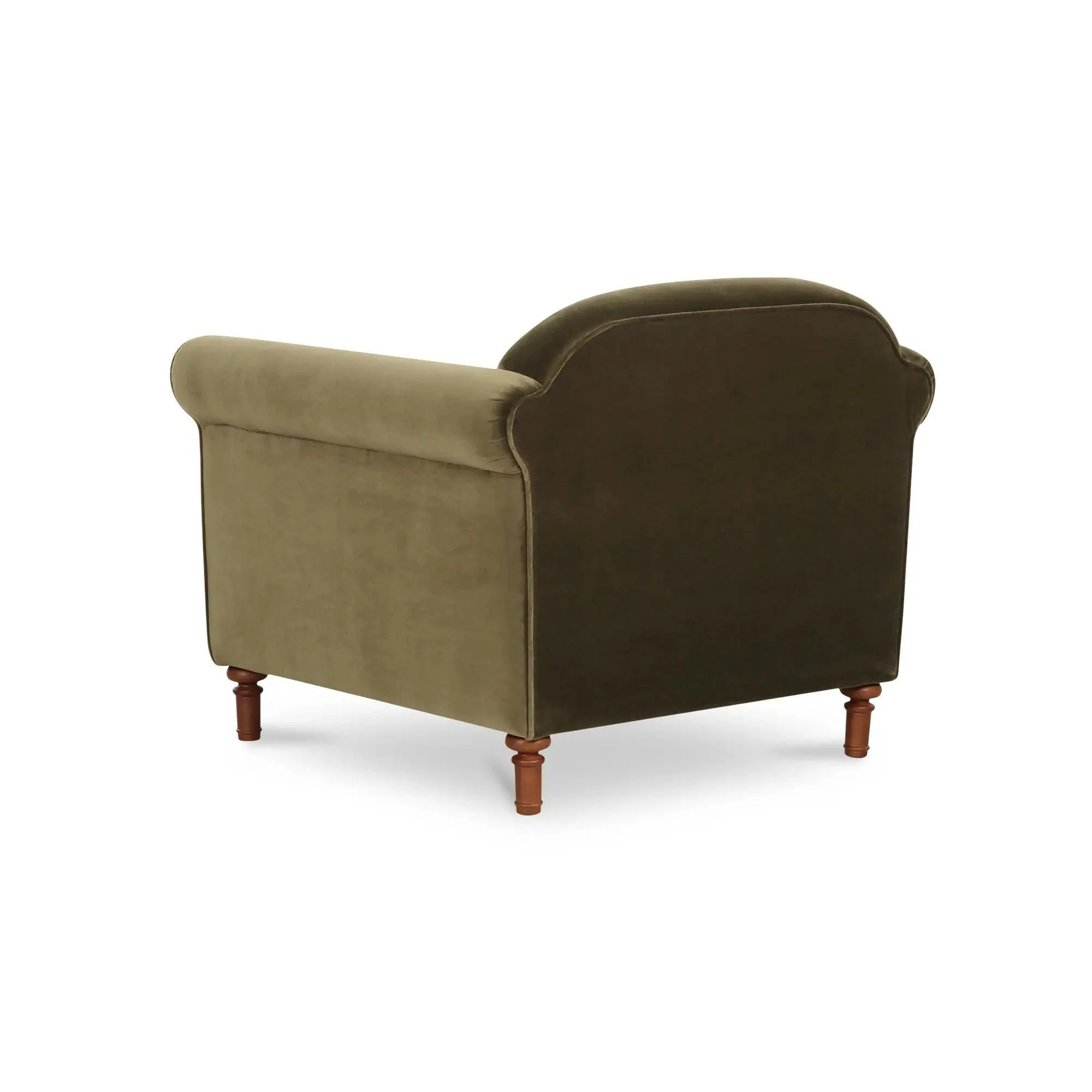 Moe's Home Collection Harmony Green Faux Mohair Accent Chair - Image 5