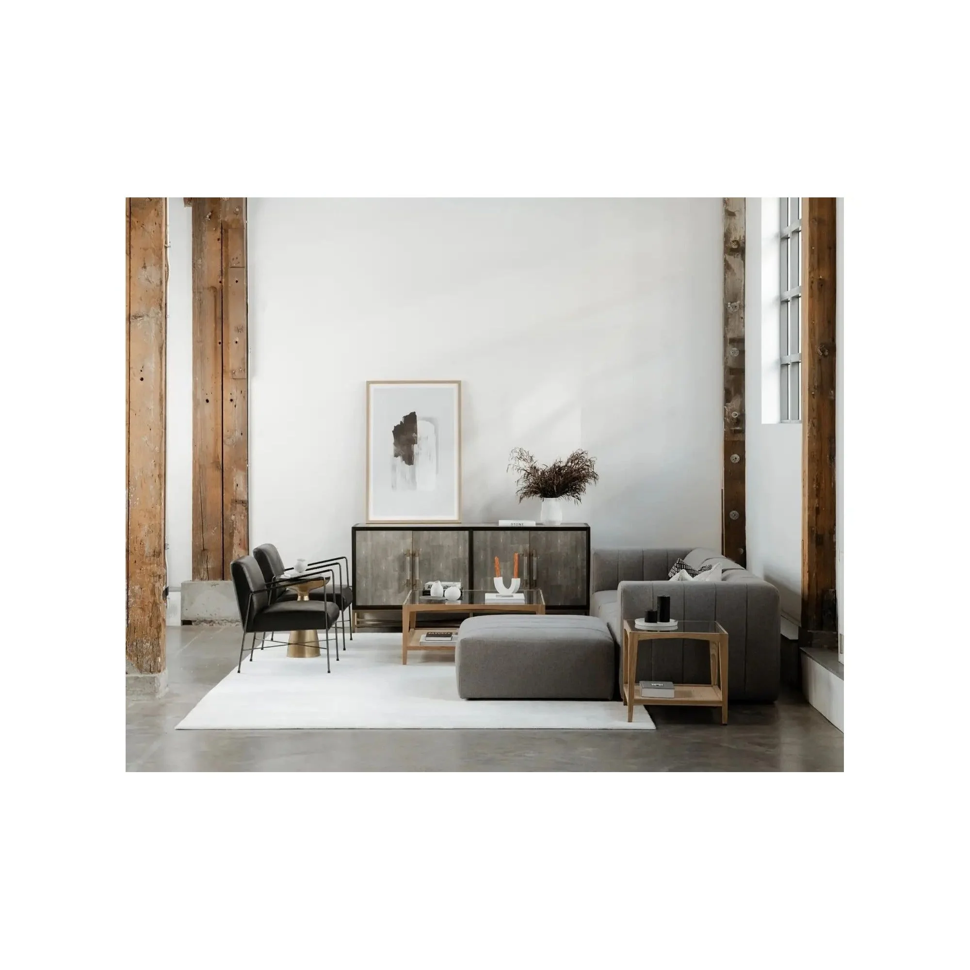 Moe's Home Collection Harrington Natural Side Table - Image 2