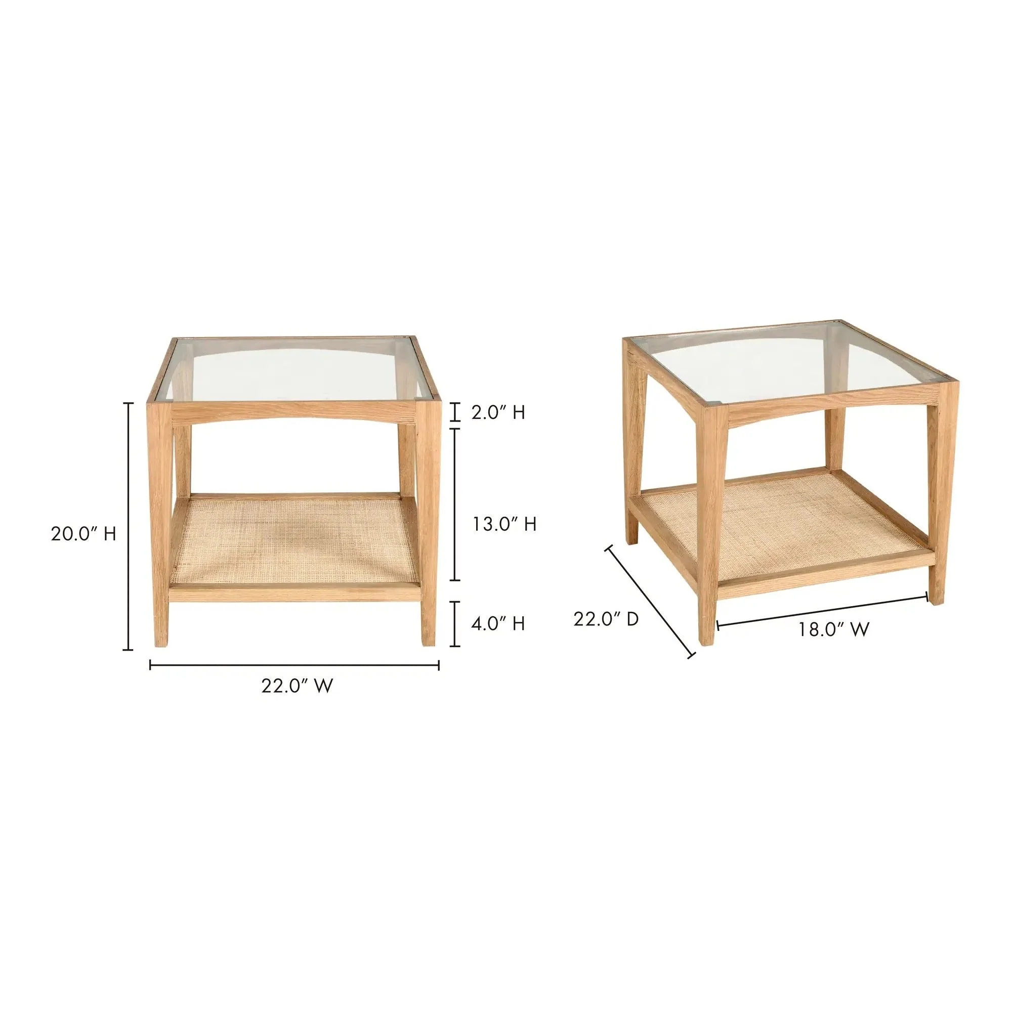 Moe's Home Collection Harrington Natural Side Table - Image 7
