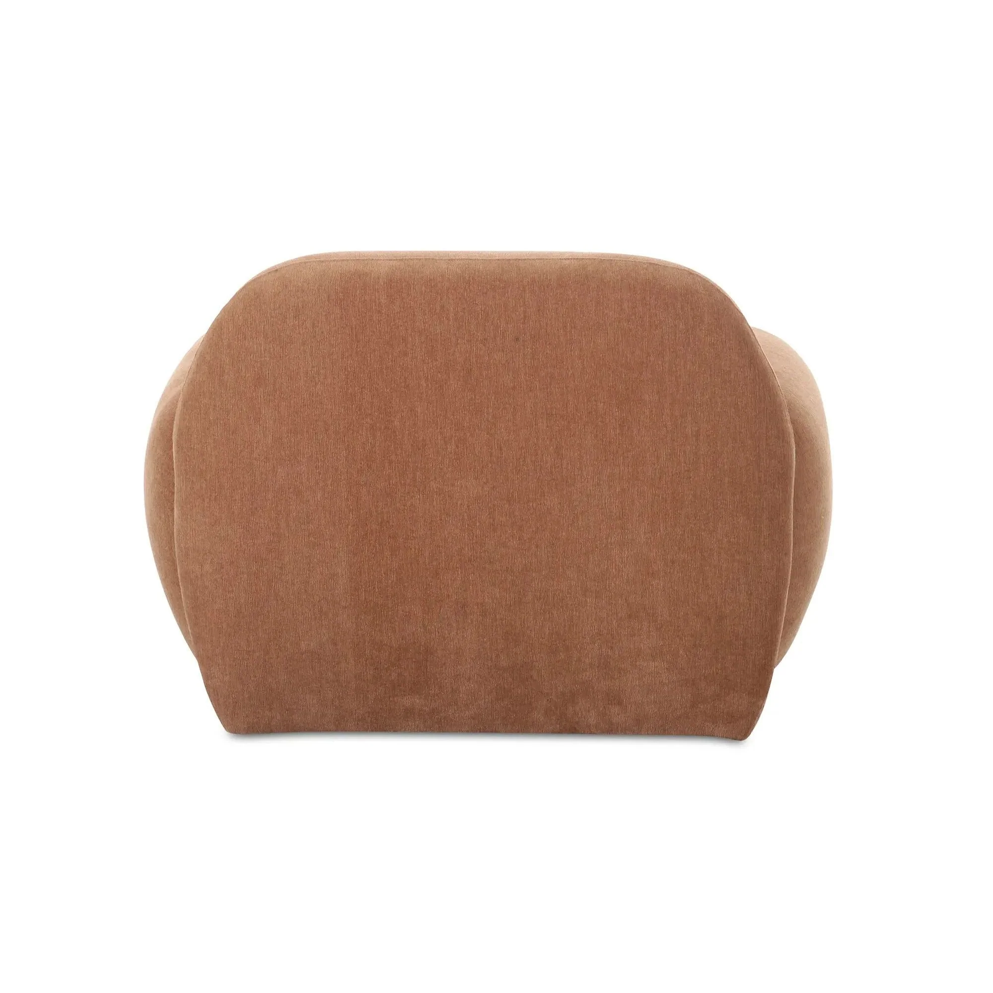 Moe's Home Collection Hazel Copper Velvet Lounge Chair - Image 6