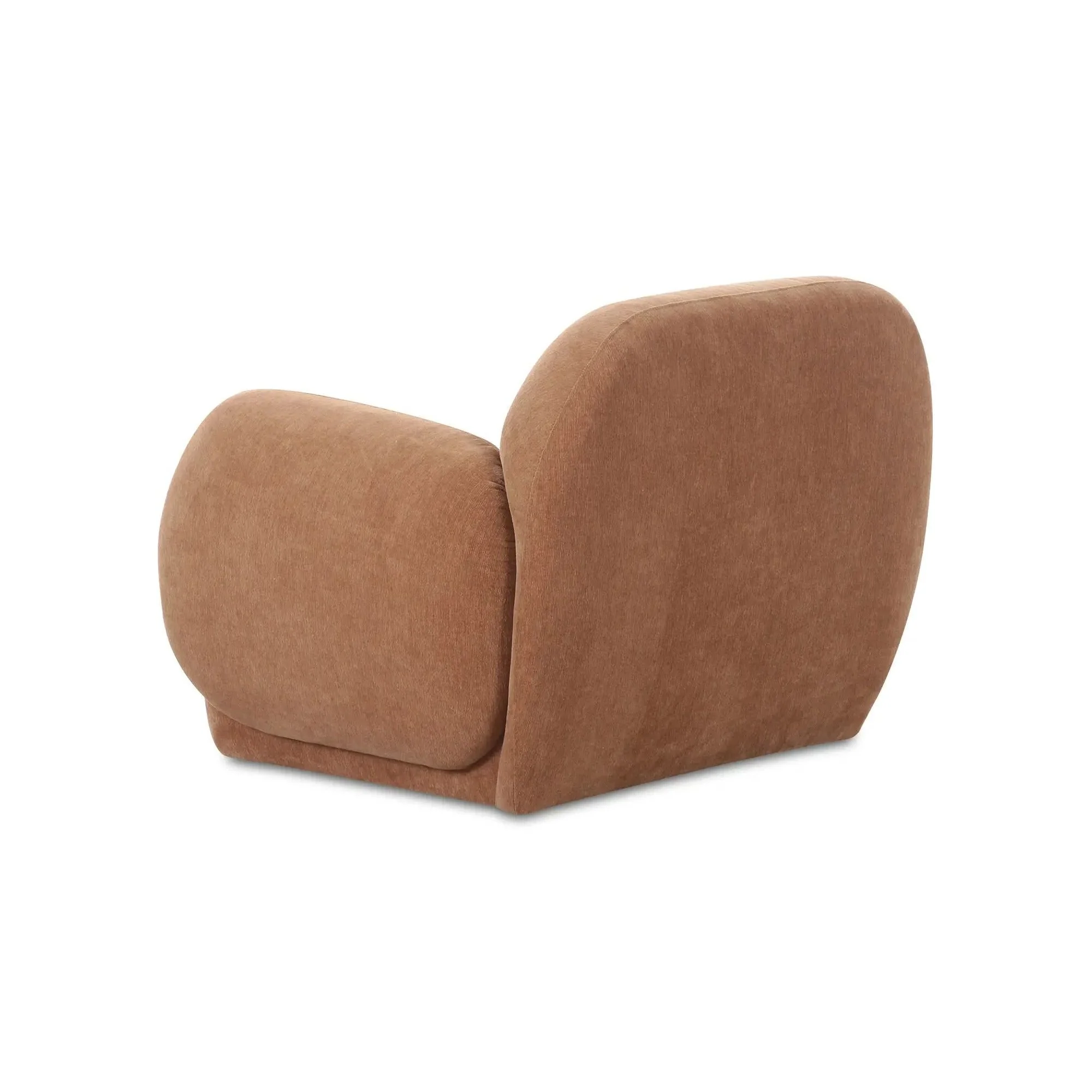 Moe's Home Collection Hazel Copper Velvet Lounge Chair - Image 7