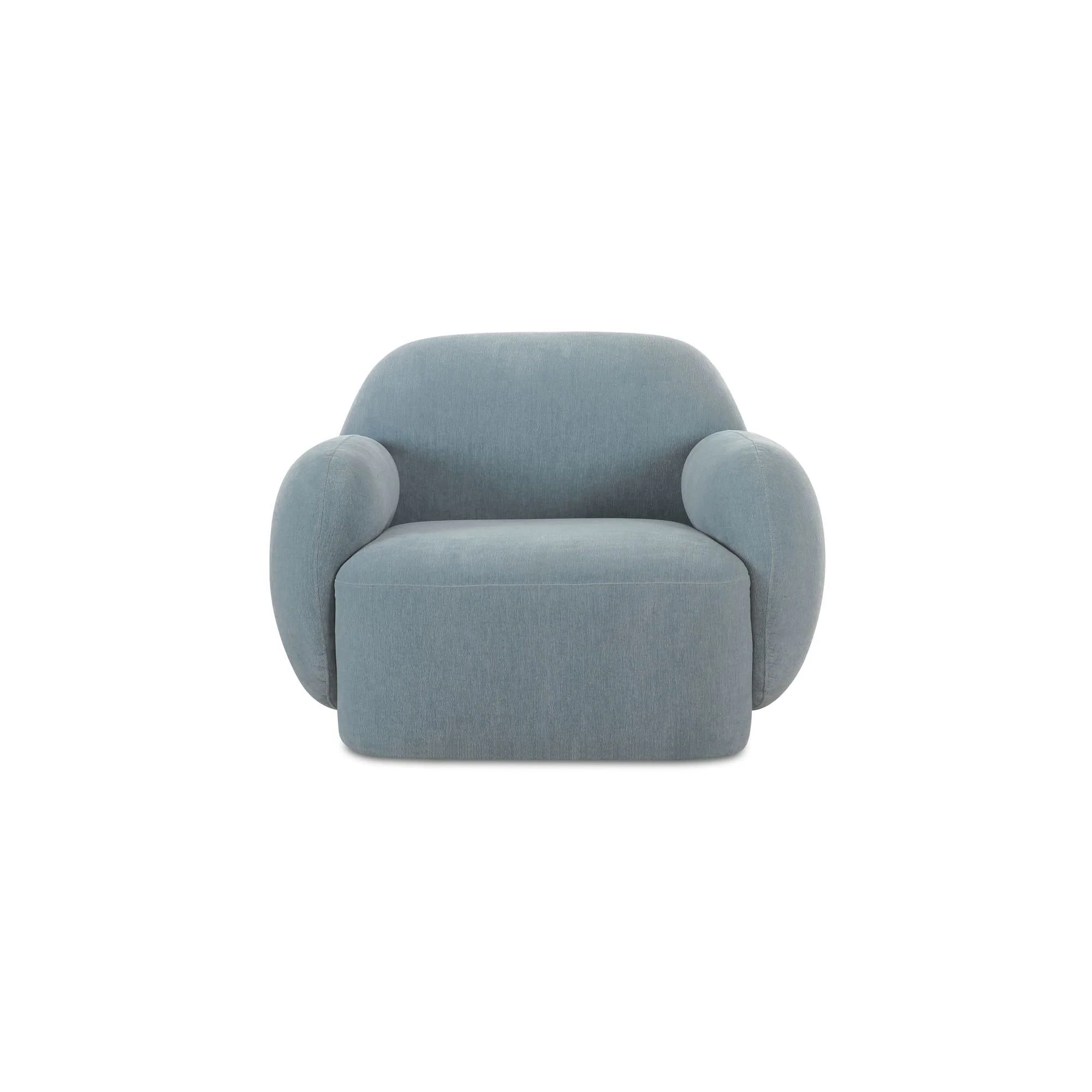 Moe's Home Collection Hazel Light Blue Lounge Chair