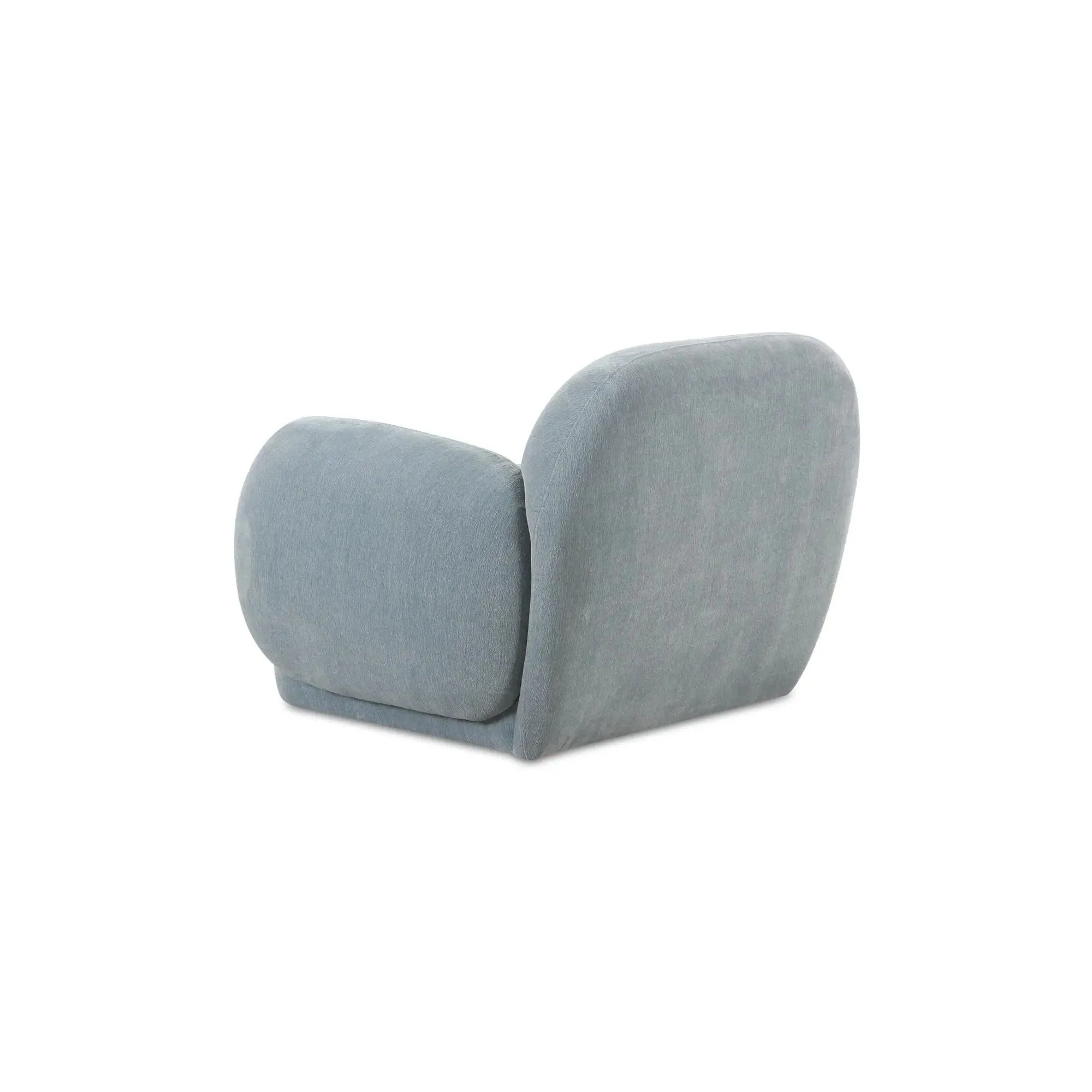 Moe's Home Collection Hazel Light Blue Lounge Chair - Image 6