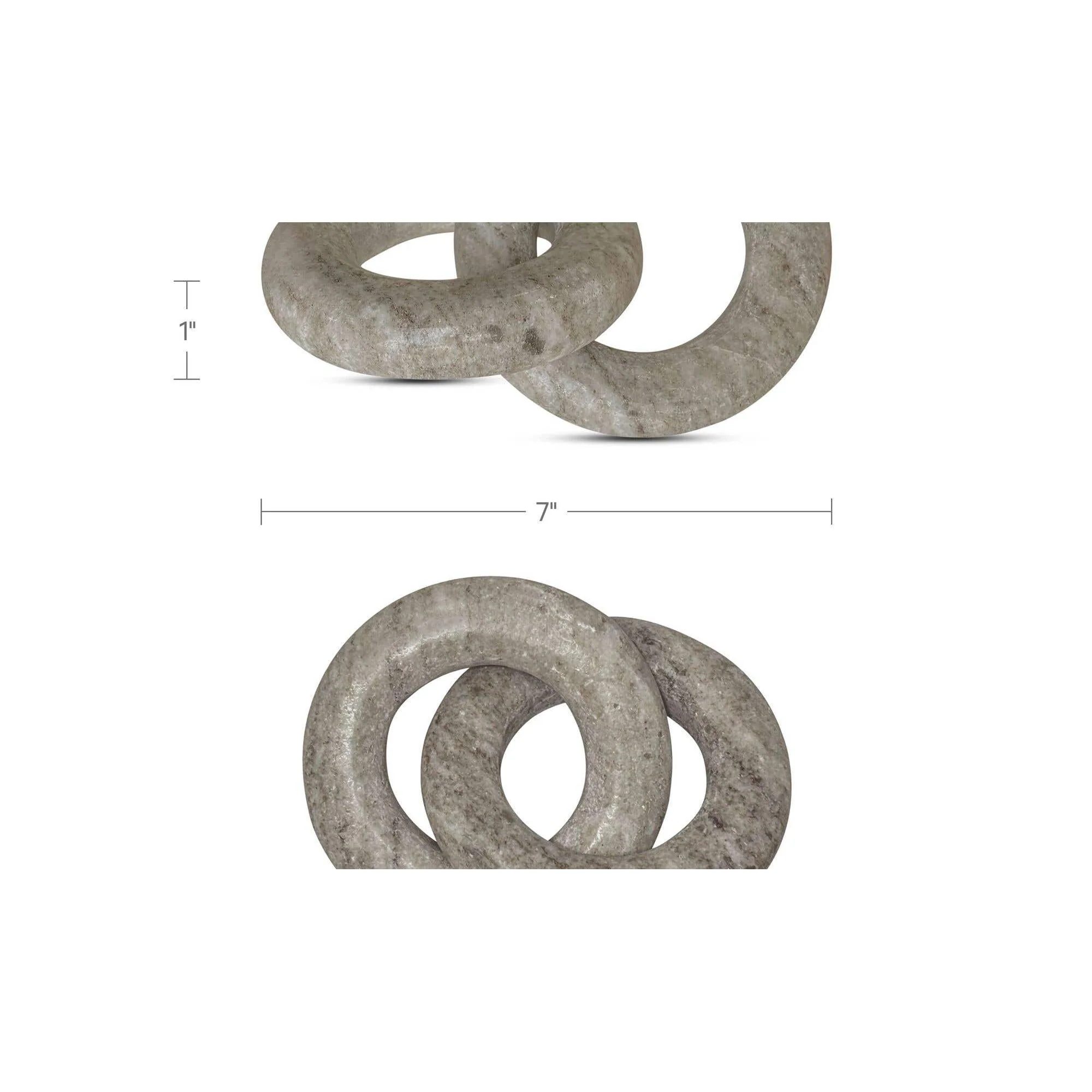 Moe's Home Hera Tabletop Decor Beige Marble - Image 6