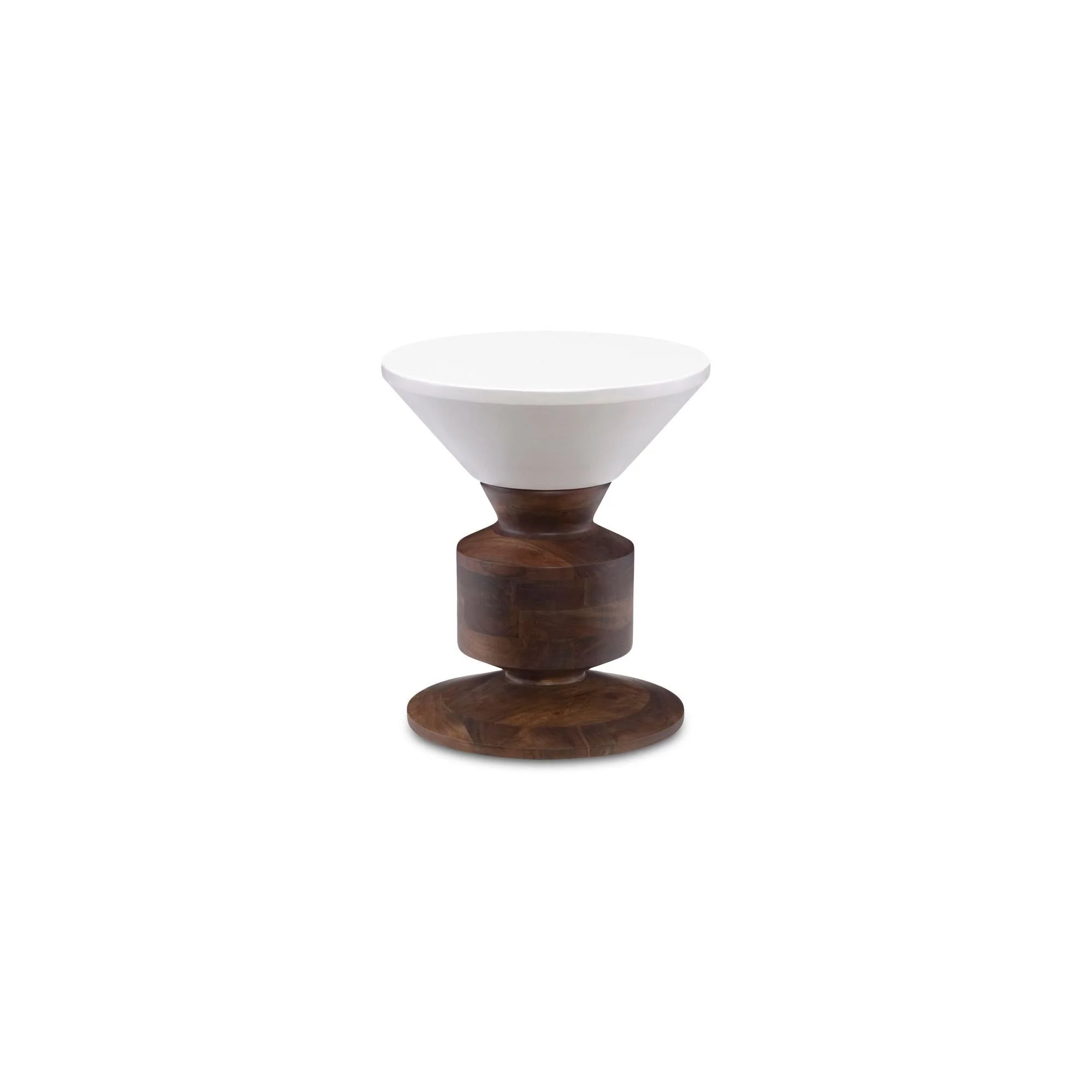 Moe's Home Collection Hippo White Stool