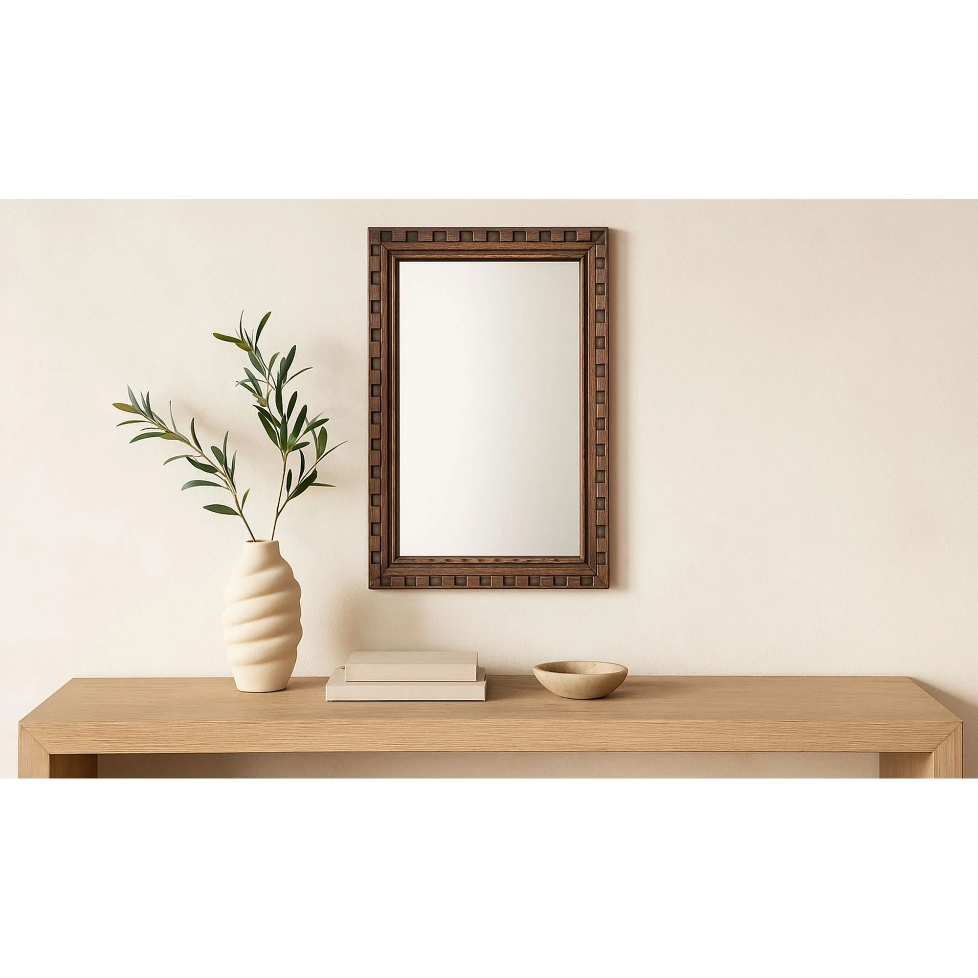 Moe's Home Holland Mirror Large Brown - Image 2