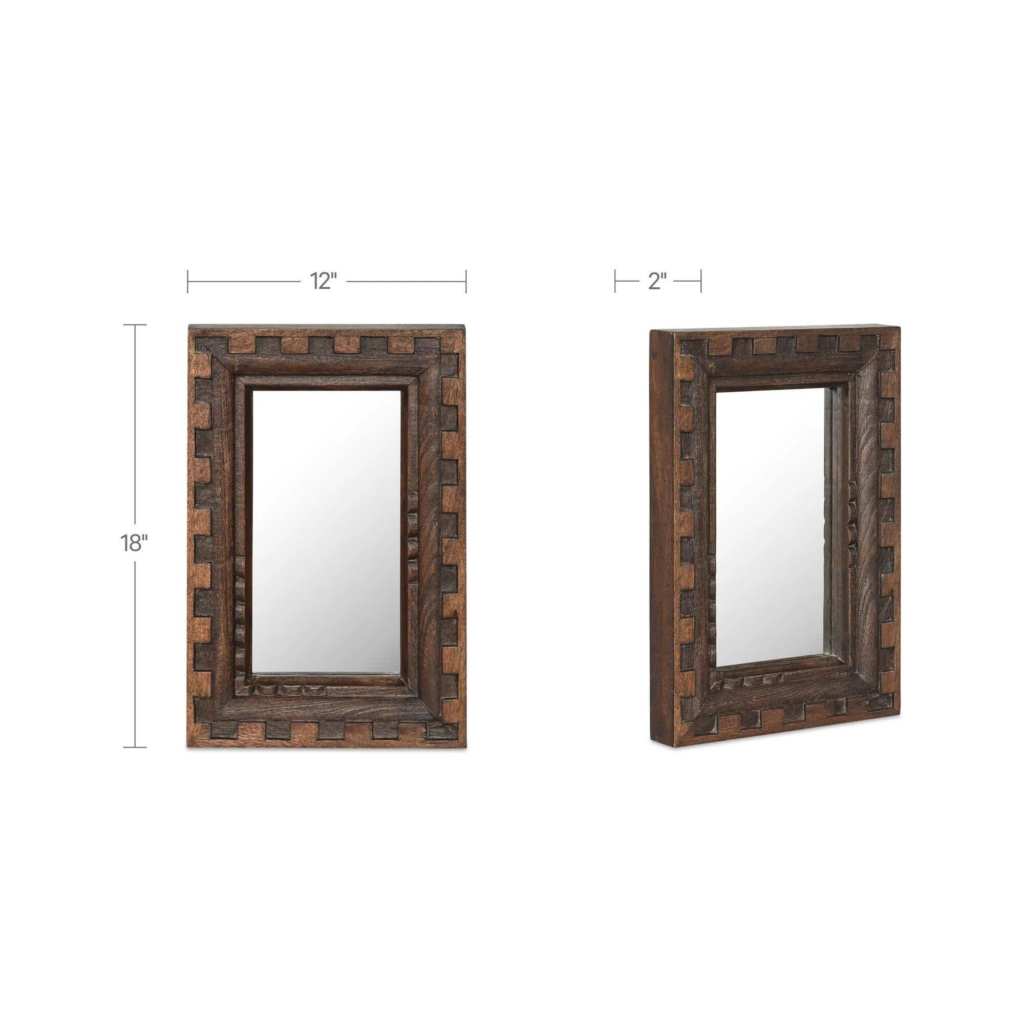 Moe's Home Holland Mirror Small Brown - Image 7