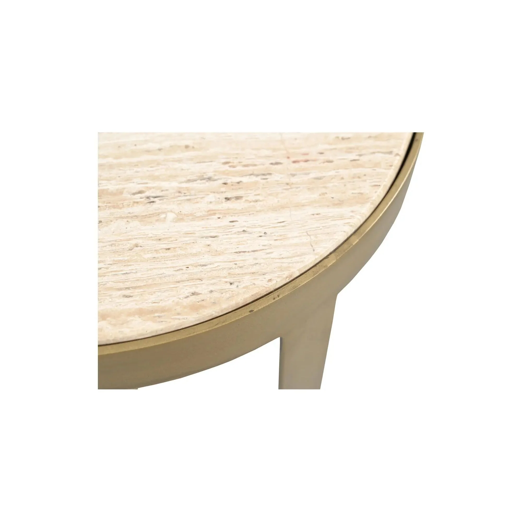 Moe's Home Collection Holli Travertine Side Table - Image 11
