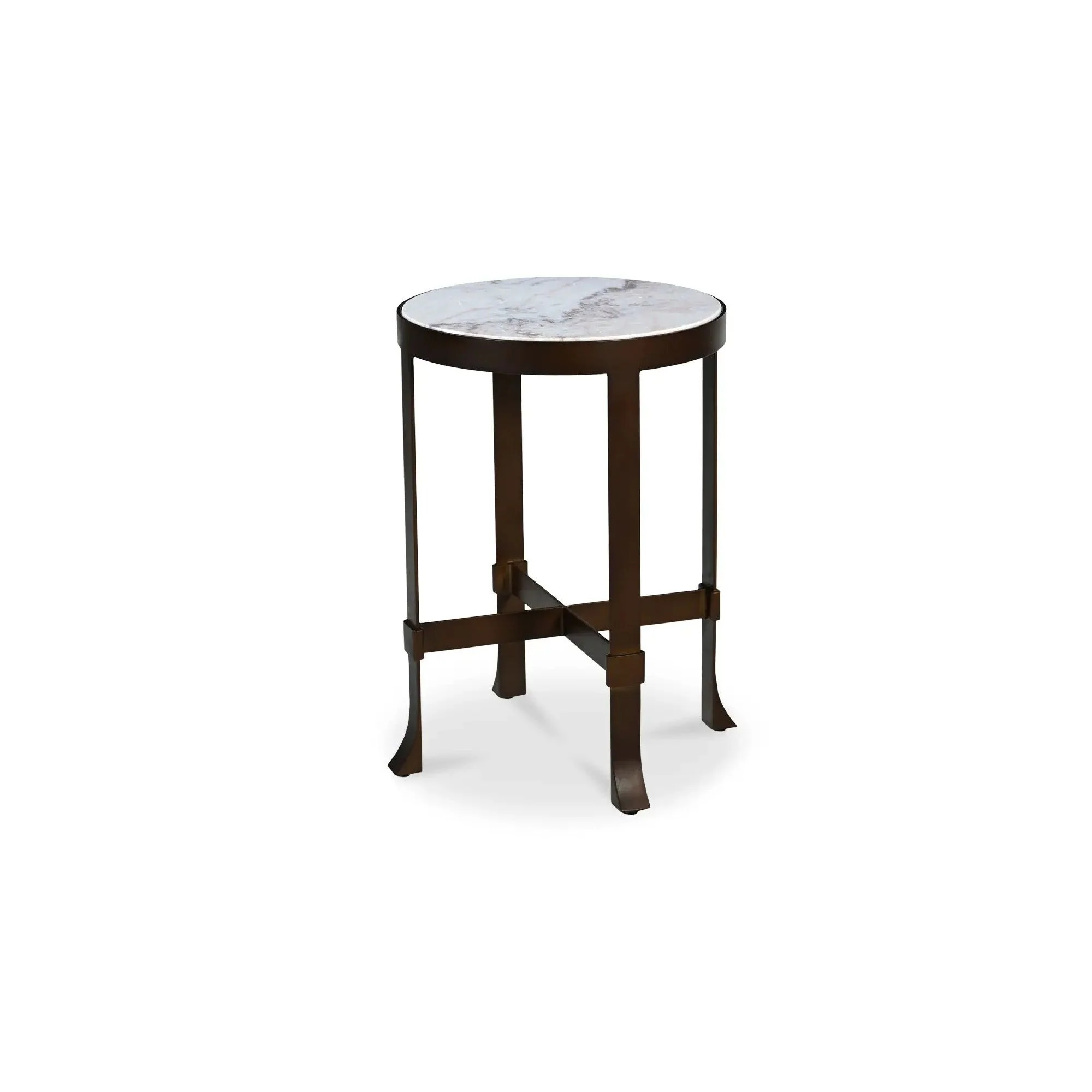Moe's Home Collection Holli White Marble Side Table - Image 6