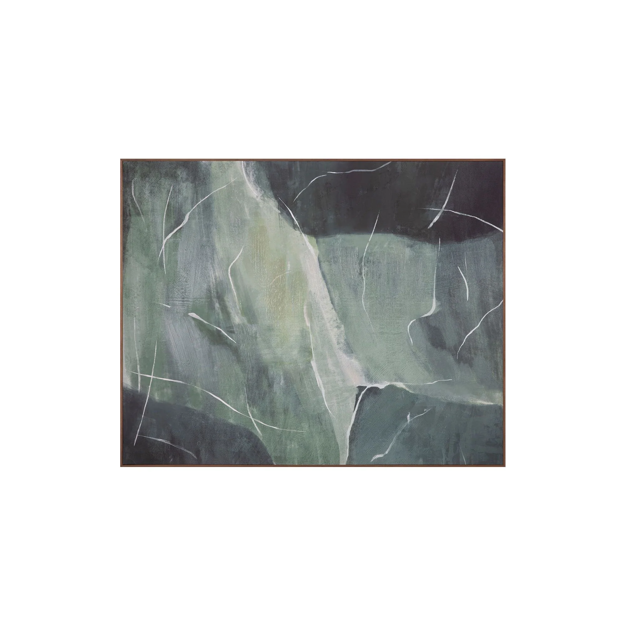 Moe's Home Impression Framed Painting Verdant Palette