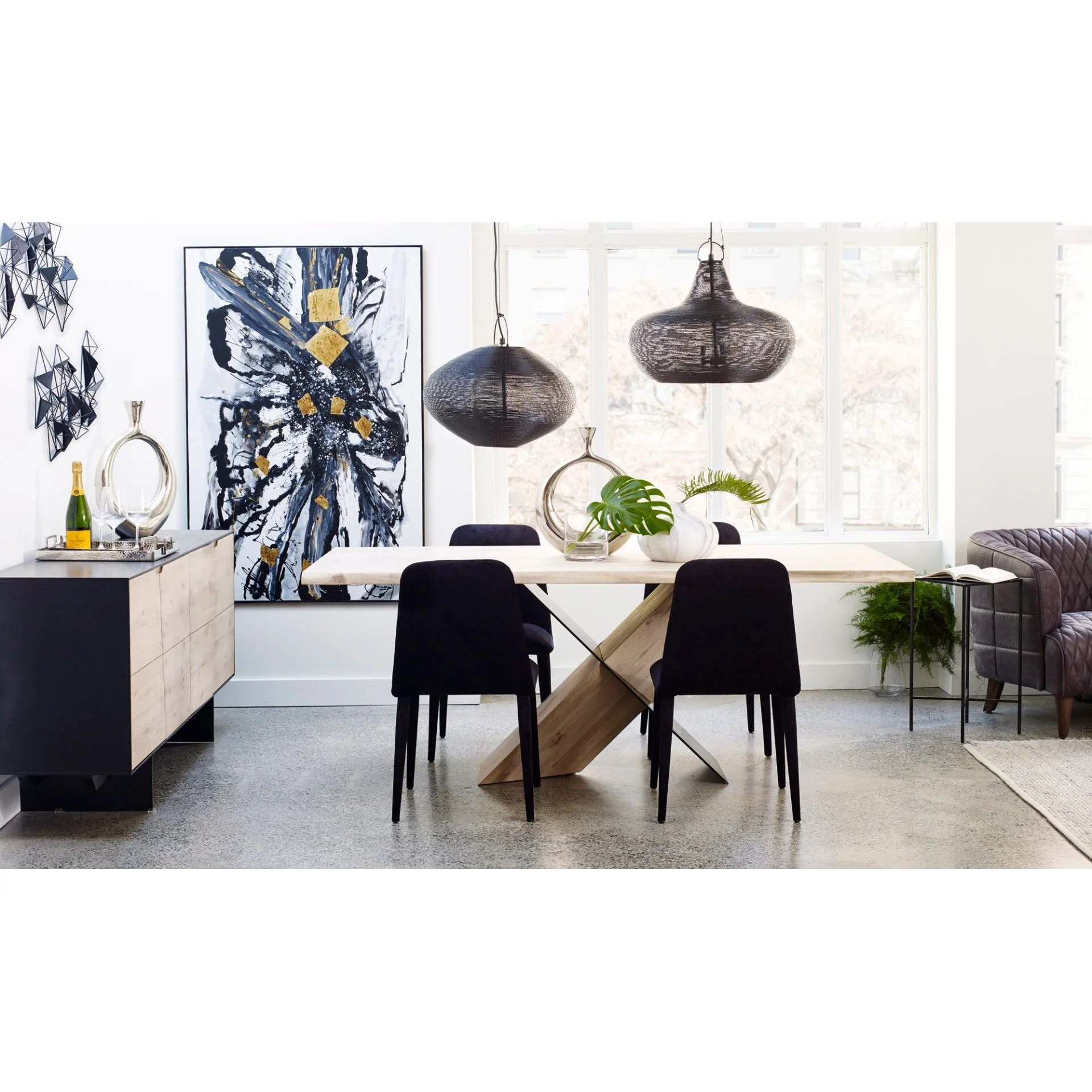 Moe's Home Instinct Dining Table Natural - Image 3