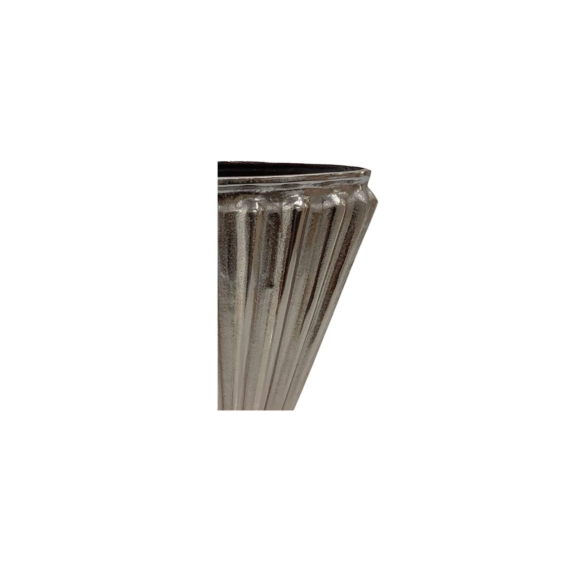 Moe's Home Jade Vase Aged Pewter Cast Aluminum - Image 4