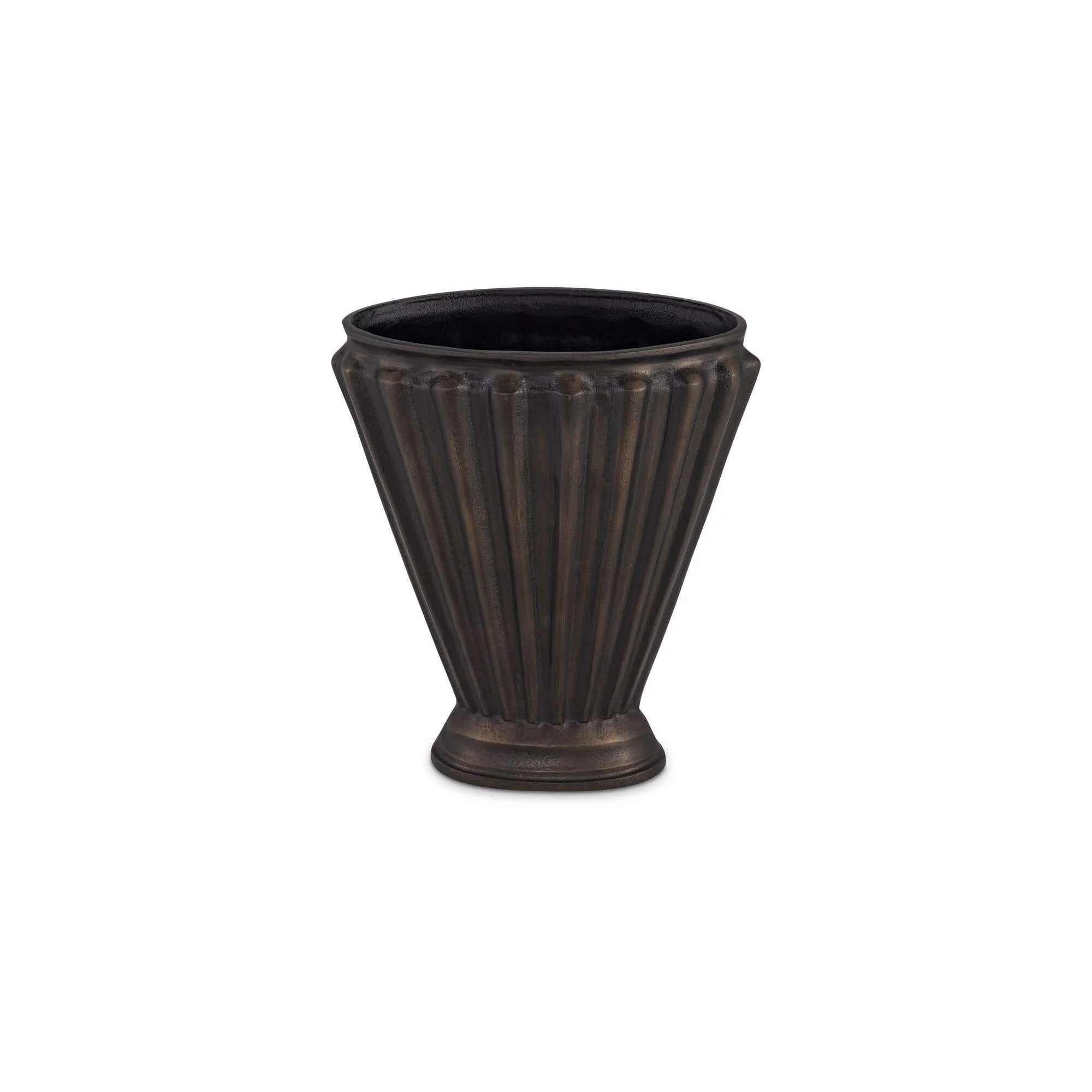 Moe's Home Jade Vase Antique Brass Cast Aluminum