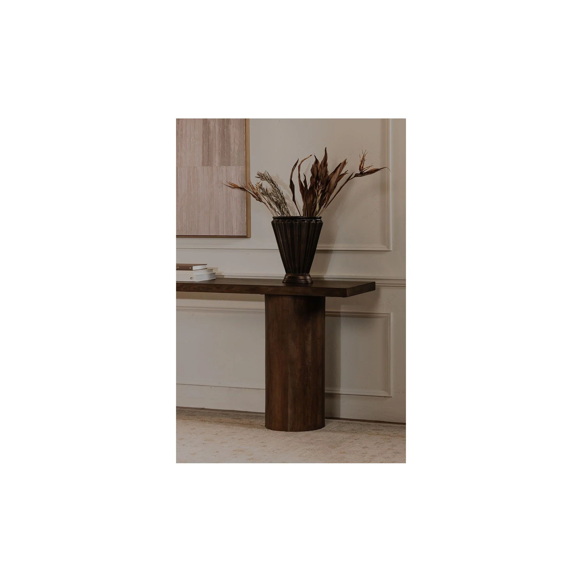 Moe's Home Jade Vase Antique Brass Cast Aluminum - Image 3