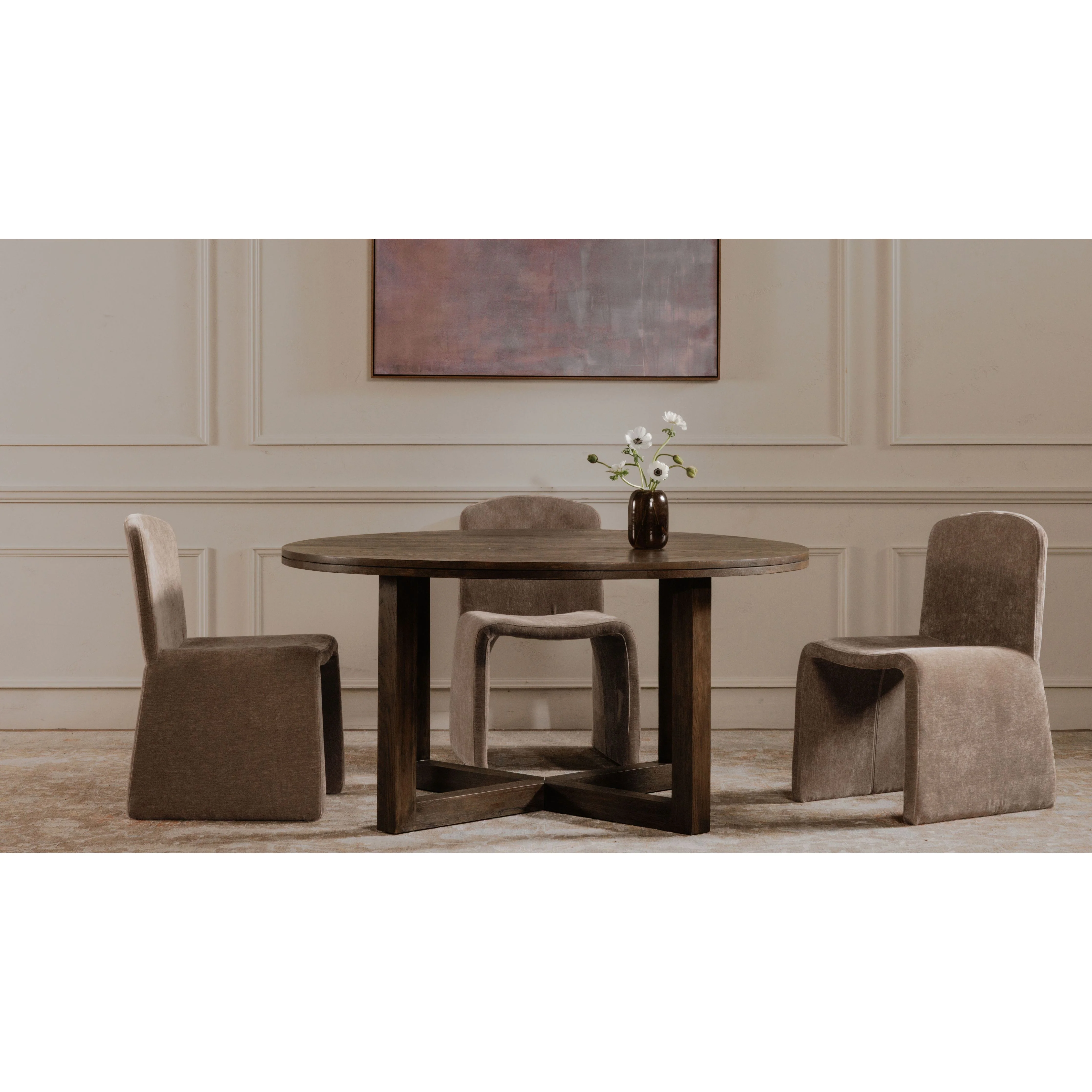 Moe's Home Joel Dining Table Dark Brown - Image 2