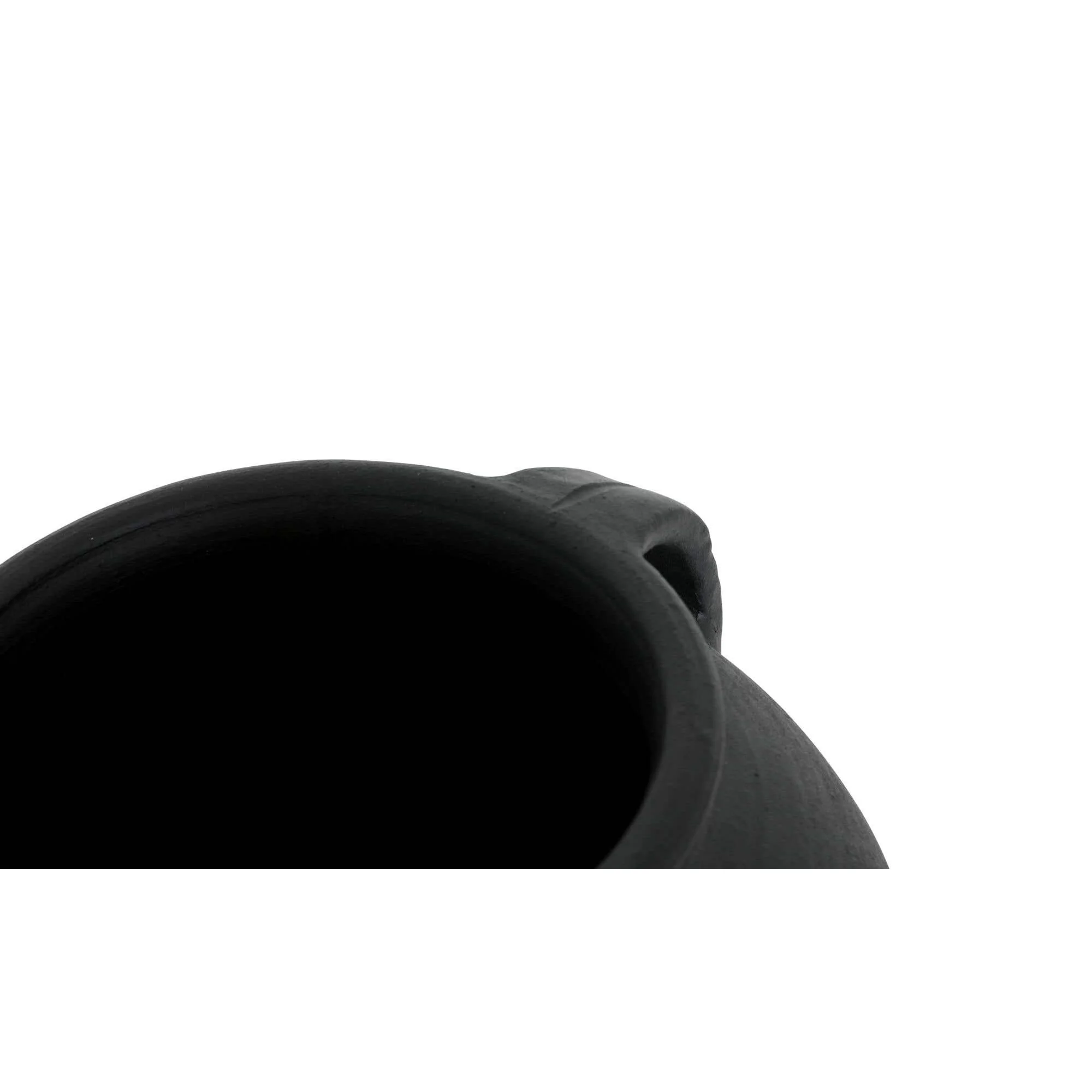 Moe's Home Jovi Vase Black Terracotta - Image 4