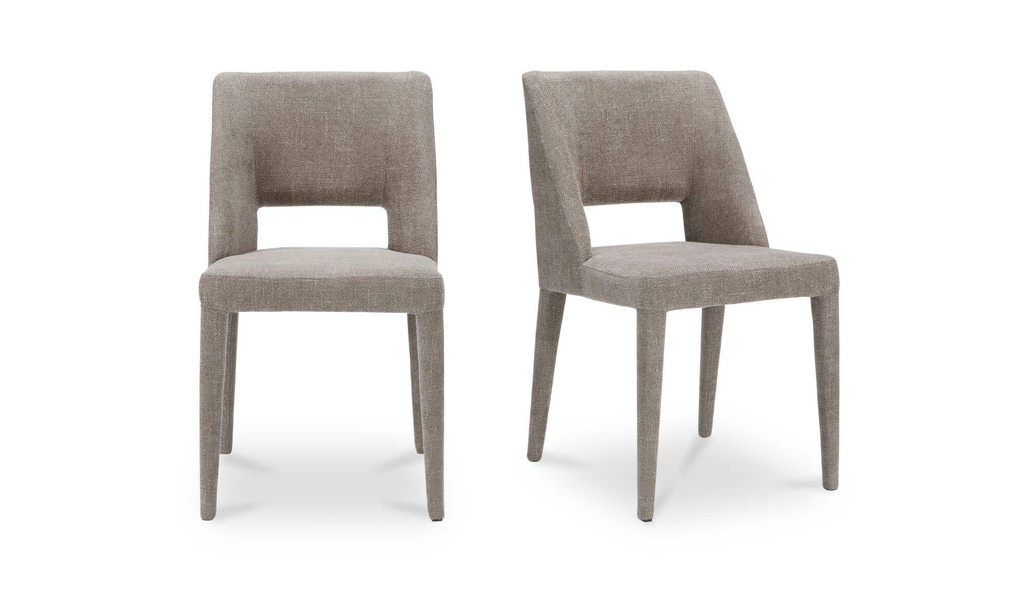 Moe's Home Joyce Dining Chair Light Brown-Set of Two