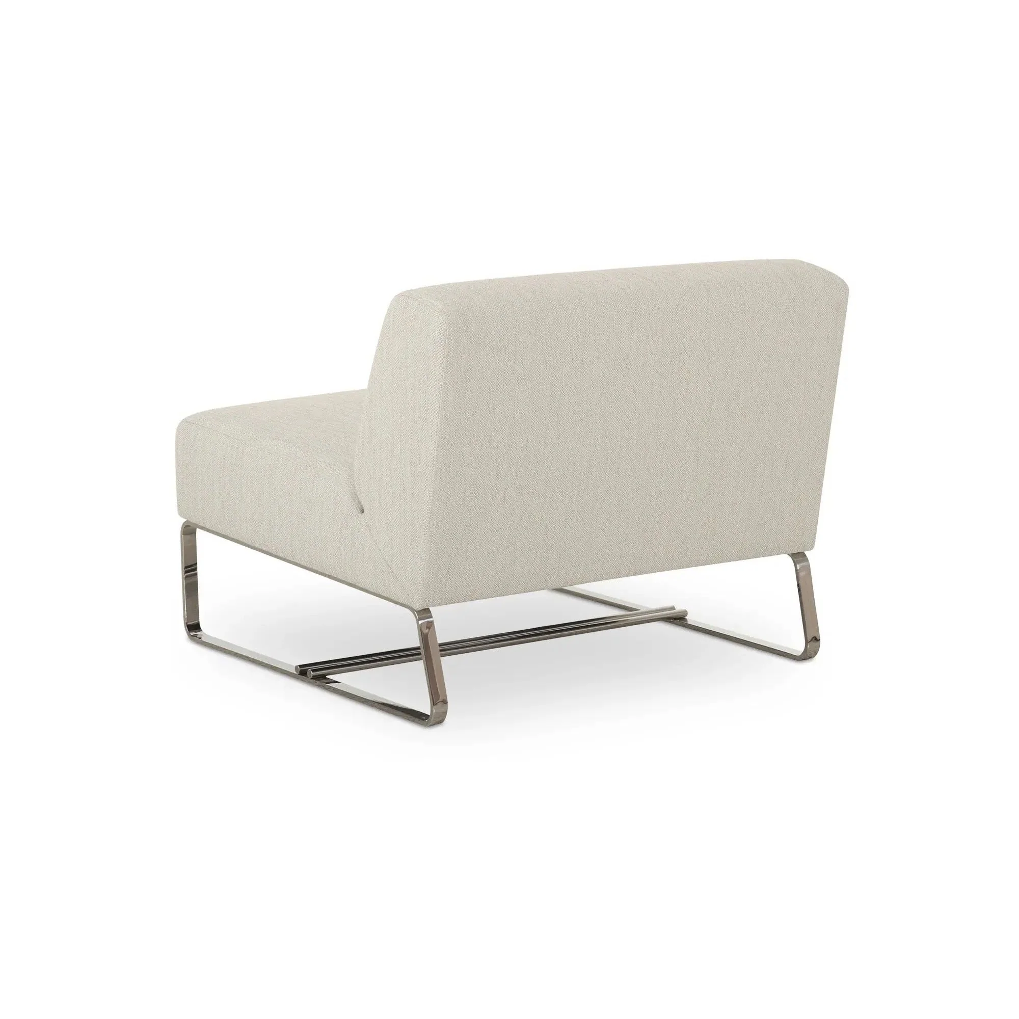 Moe's Home Collection Jules Flecked Beige Outdoor Accent Chair - Image 7