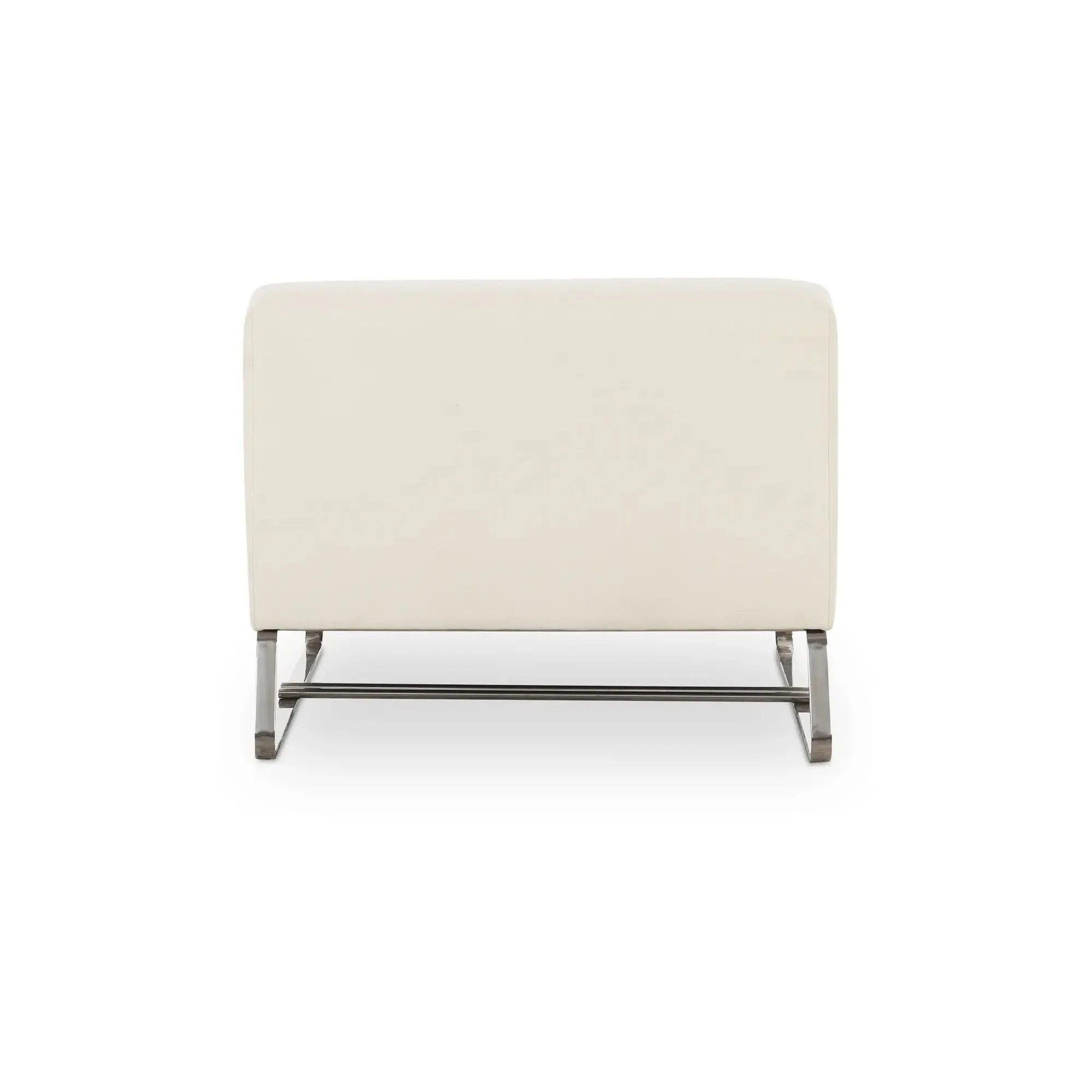 Moe's Home Collection Jules Off White Outdoor Accent Chair - Image 3