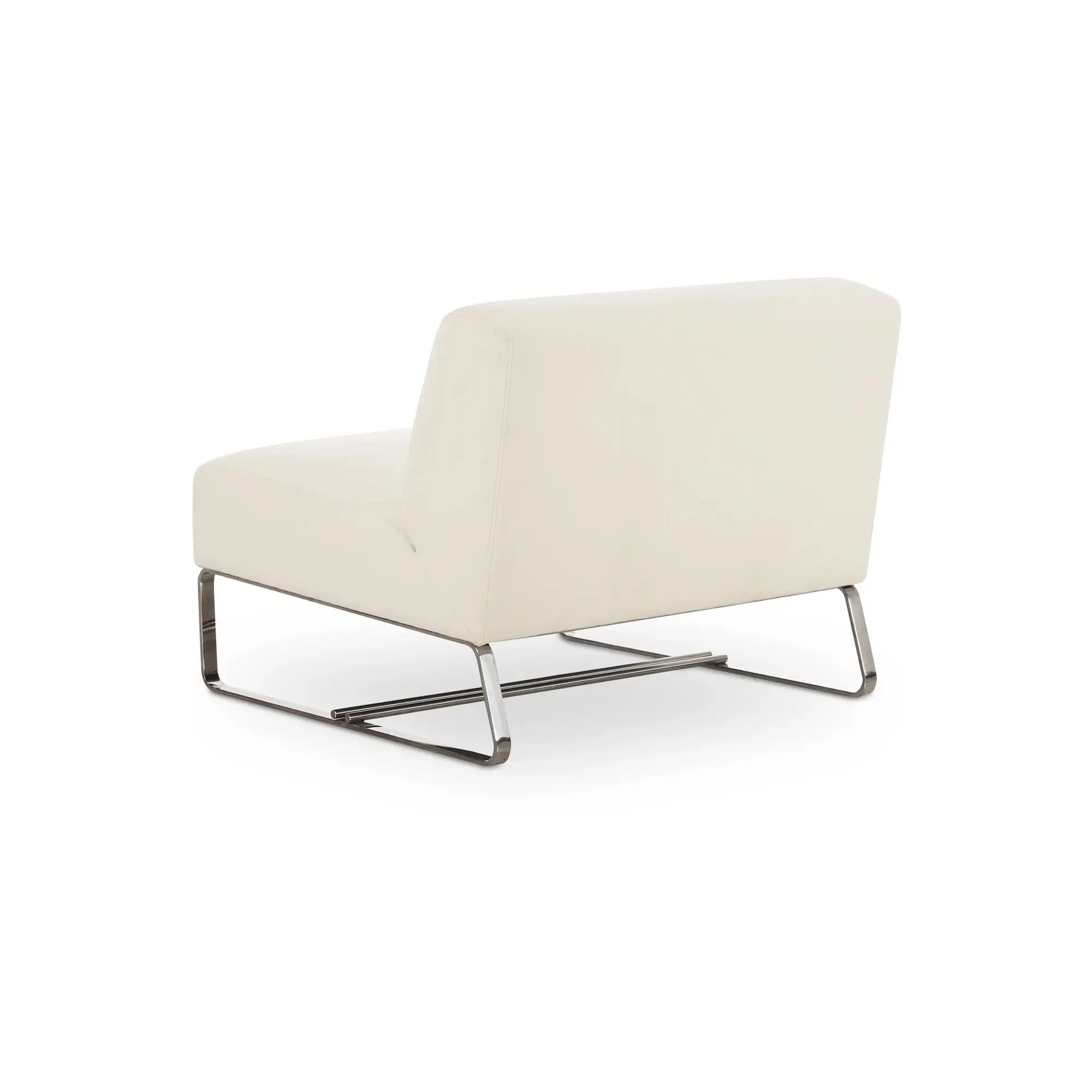 Moe's Home Collection Jules Off White Outdoor Accent Chair - Image 4