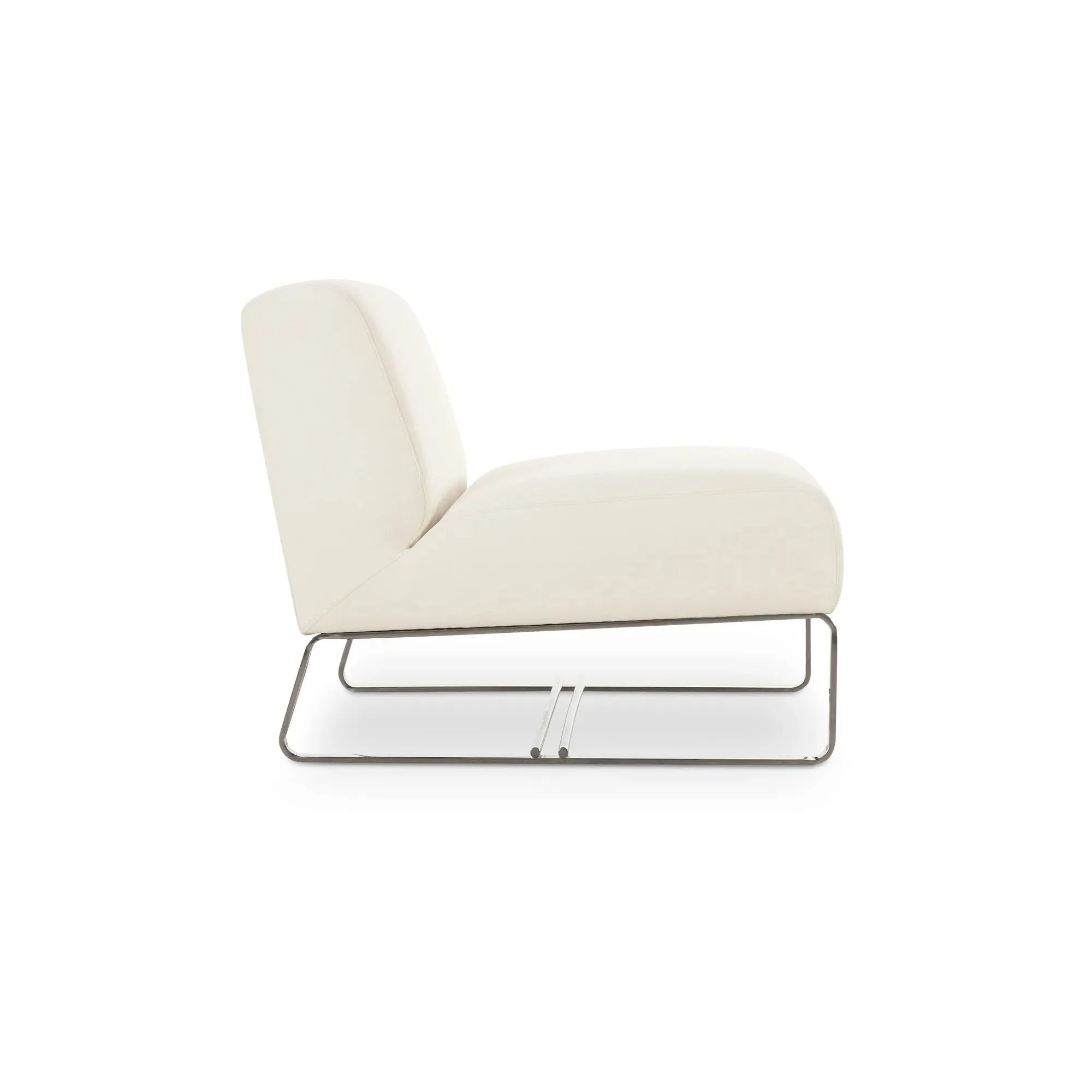 Moe's Home Collection Jules Off White Outdoor Accent Chair - Image 7