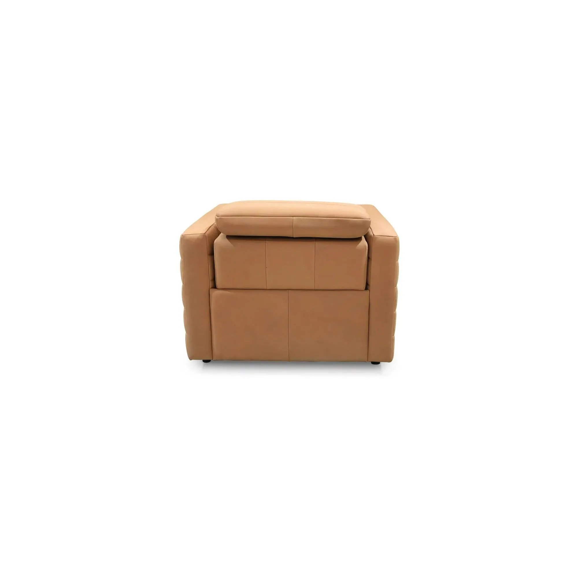 Moe's Home Collection Juno Tan Leather Power Recliner Chair - Image 4