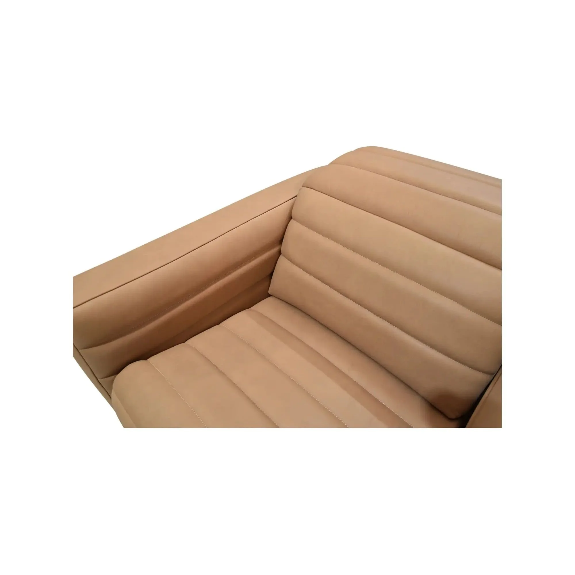 Moe's Home Collection Juno Tan Leather Power Recliner Chair - Image 7