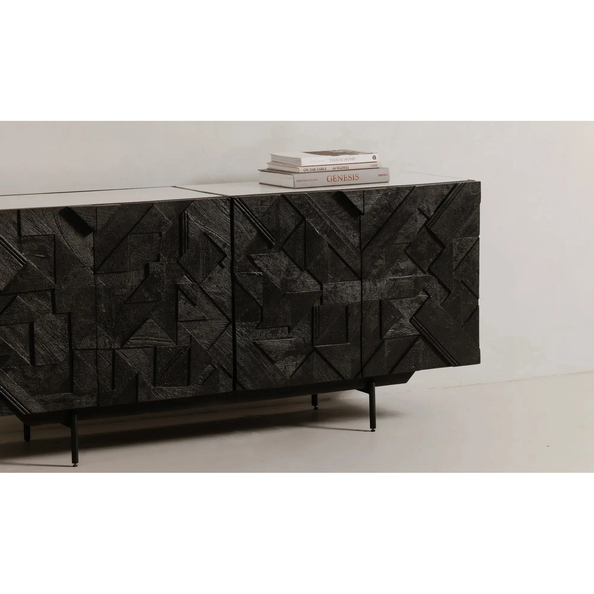 Moe's Home Collection Kattan Black Sideboard - Image 3