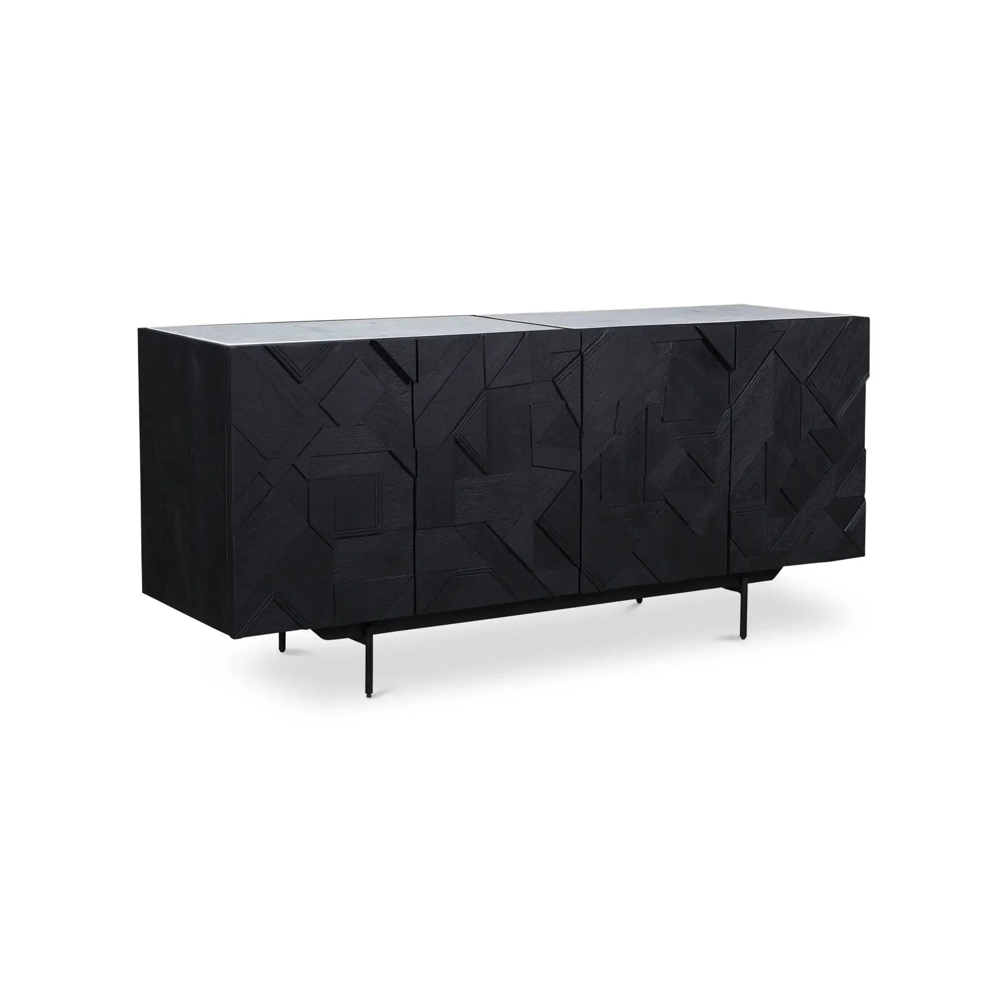 Moe's Home Collection Kattan Black Sideboard - Image 5