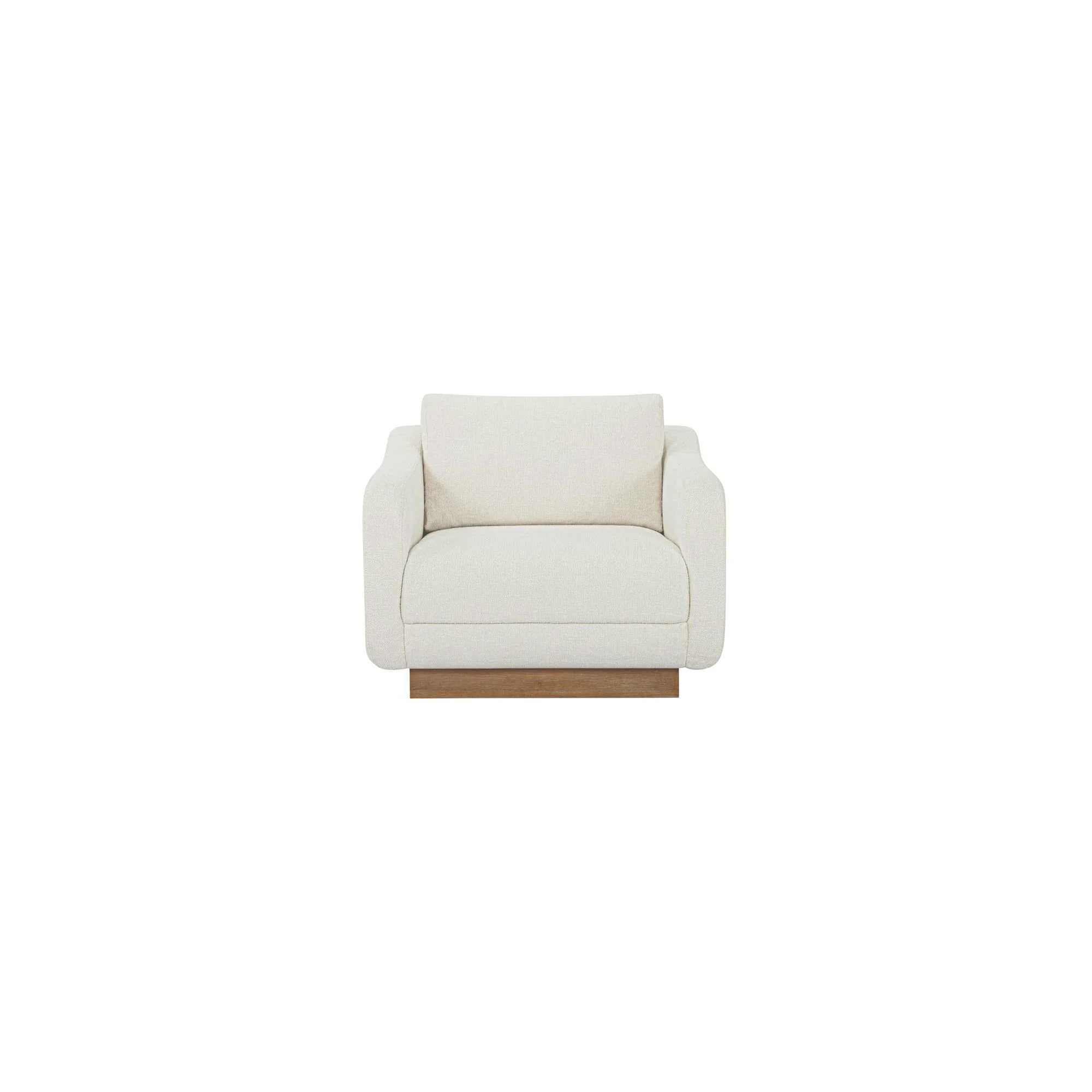 Moe's Home Collection Keane Cream Lounge Chair