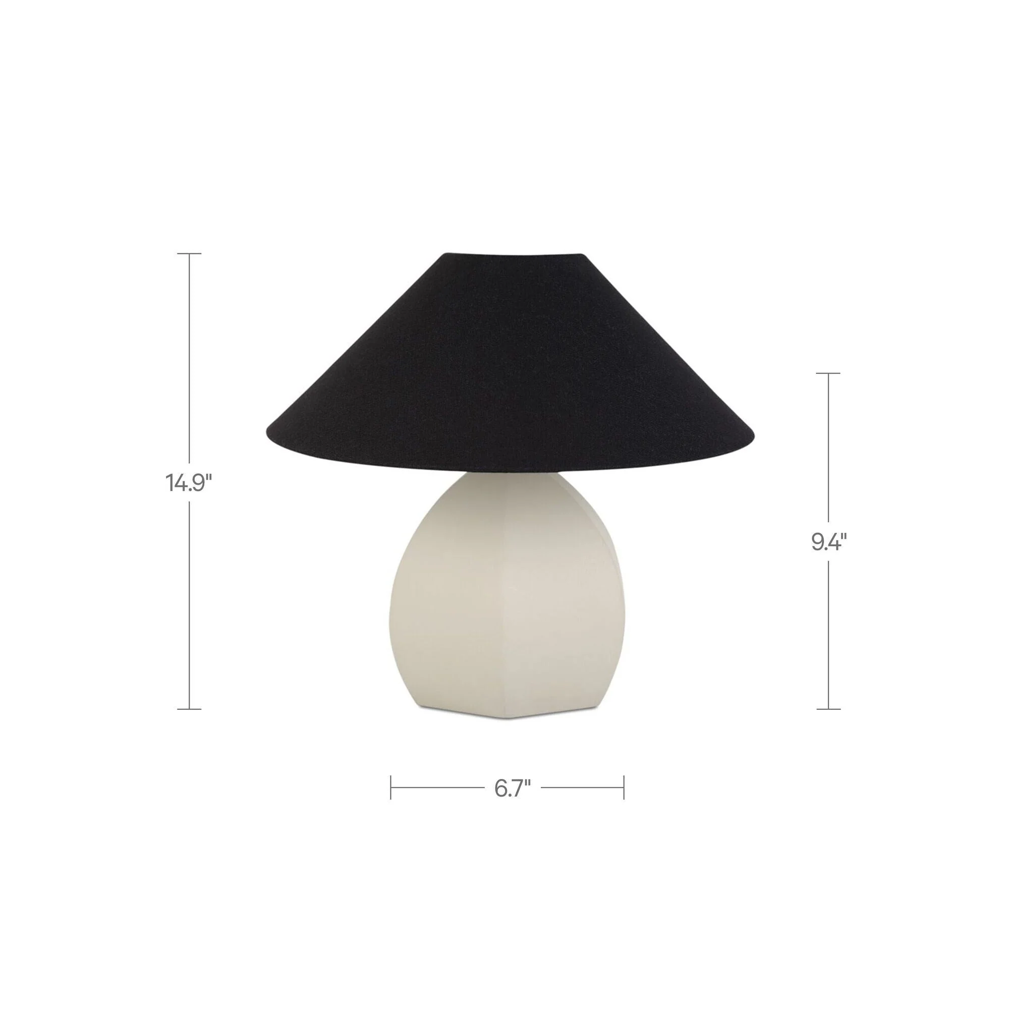Moe's Home Keeley Table Lamp White - Image 3