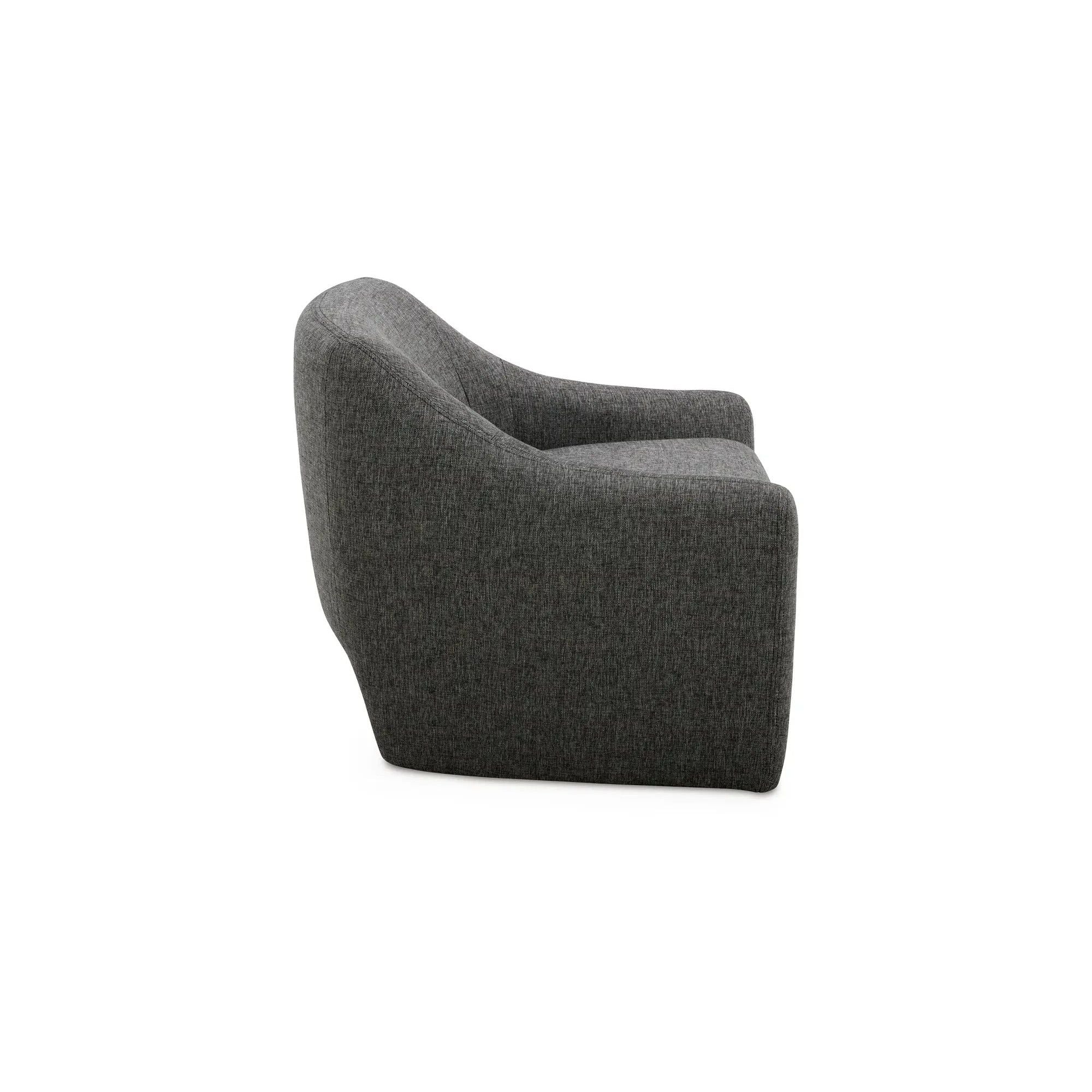Moe's Home Collection Kenzie Shadowed Grey Accent Chair - Image 5