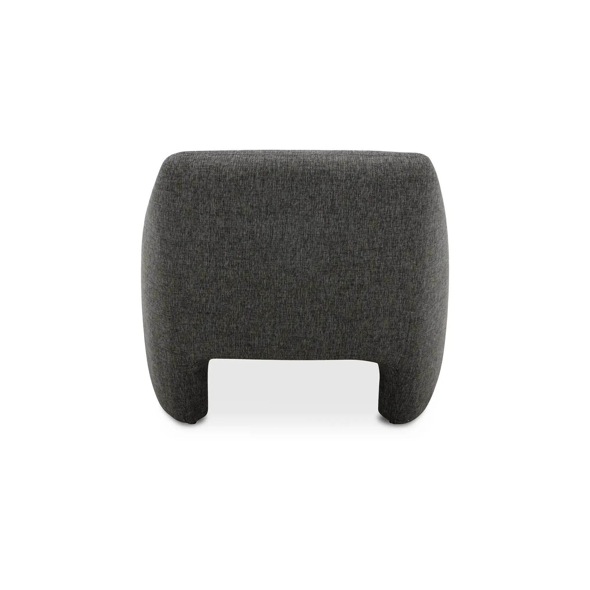 Moe's Home Collection Kenzie Shadowed Grey Accent Chair - Image 6