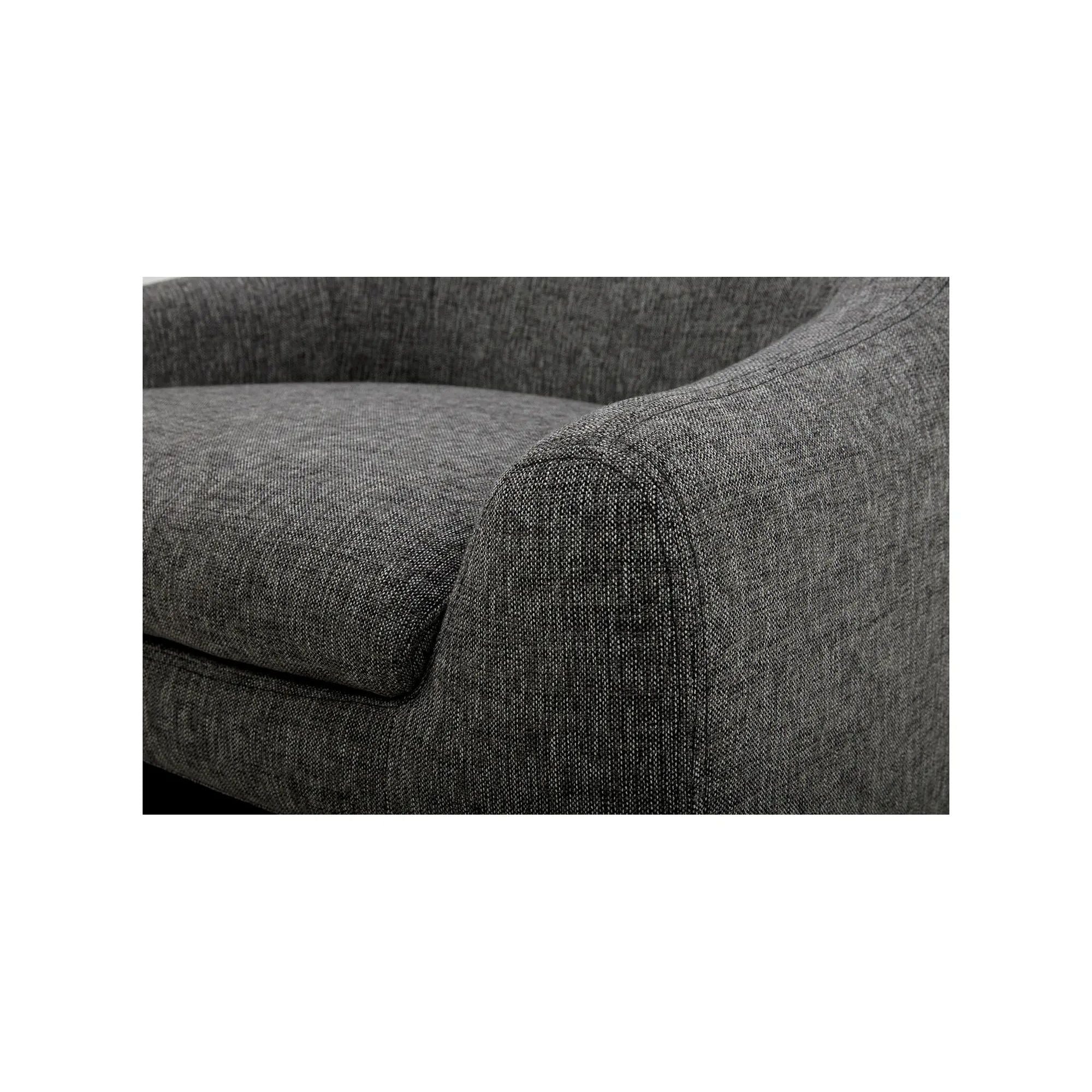 Moe's Home Collection Kenzie Shadowed Grey Accent Chair - Image 7