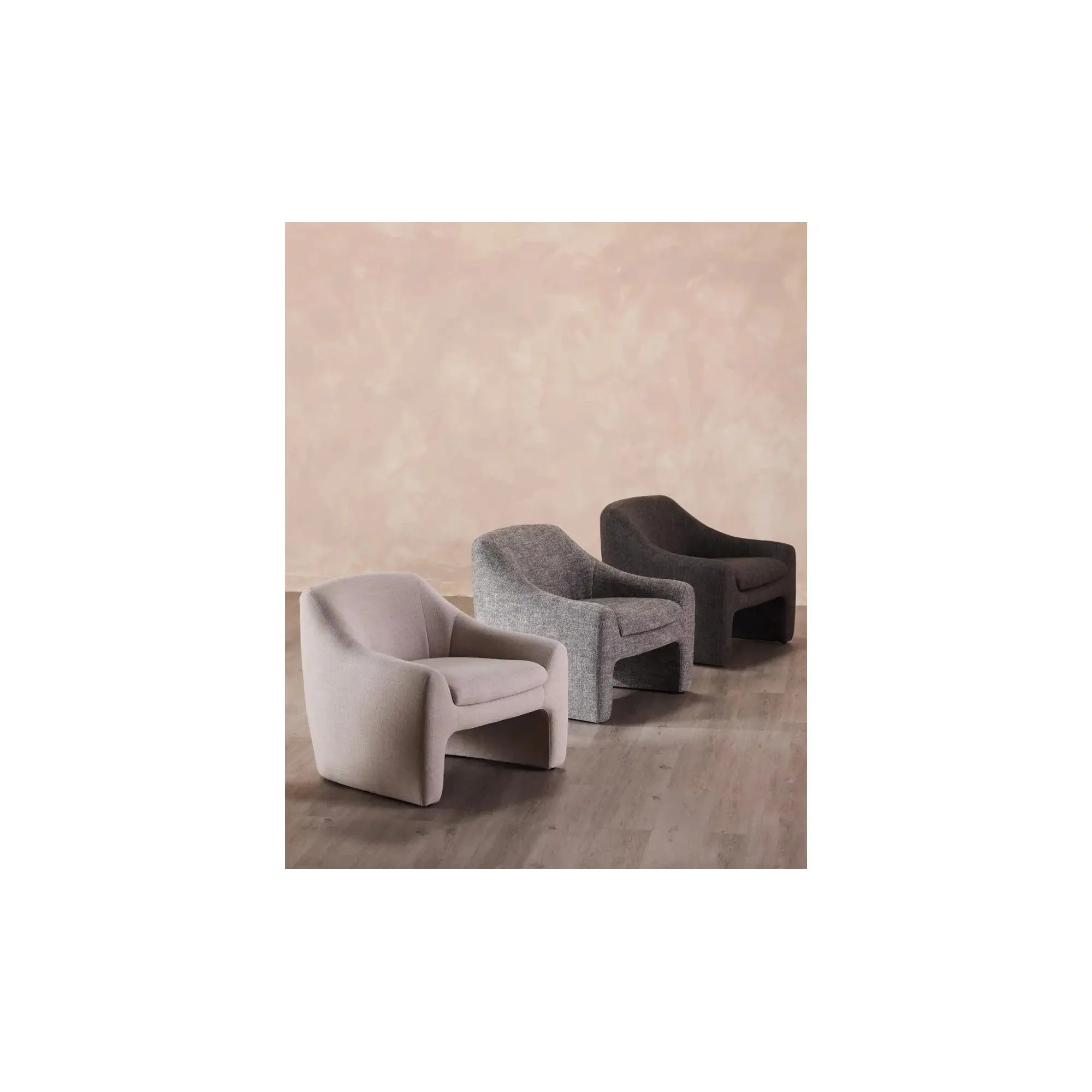 Moe's Home Collection Kenzie Slated Moss Accent Chair - Image 2
