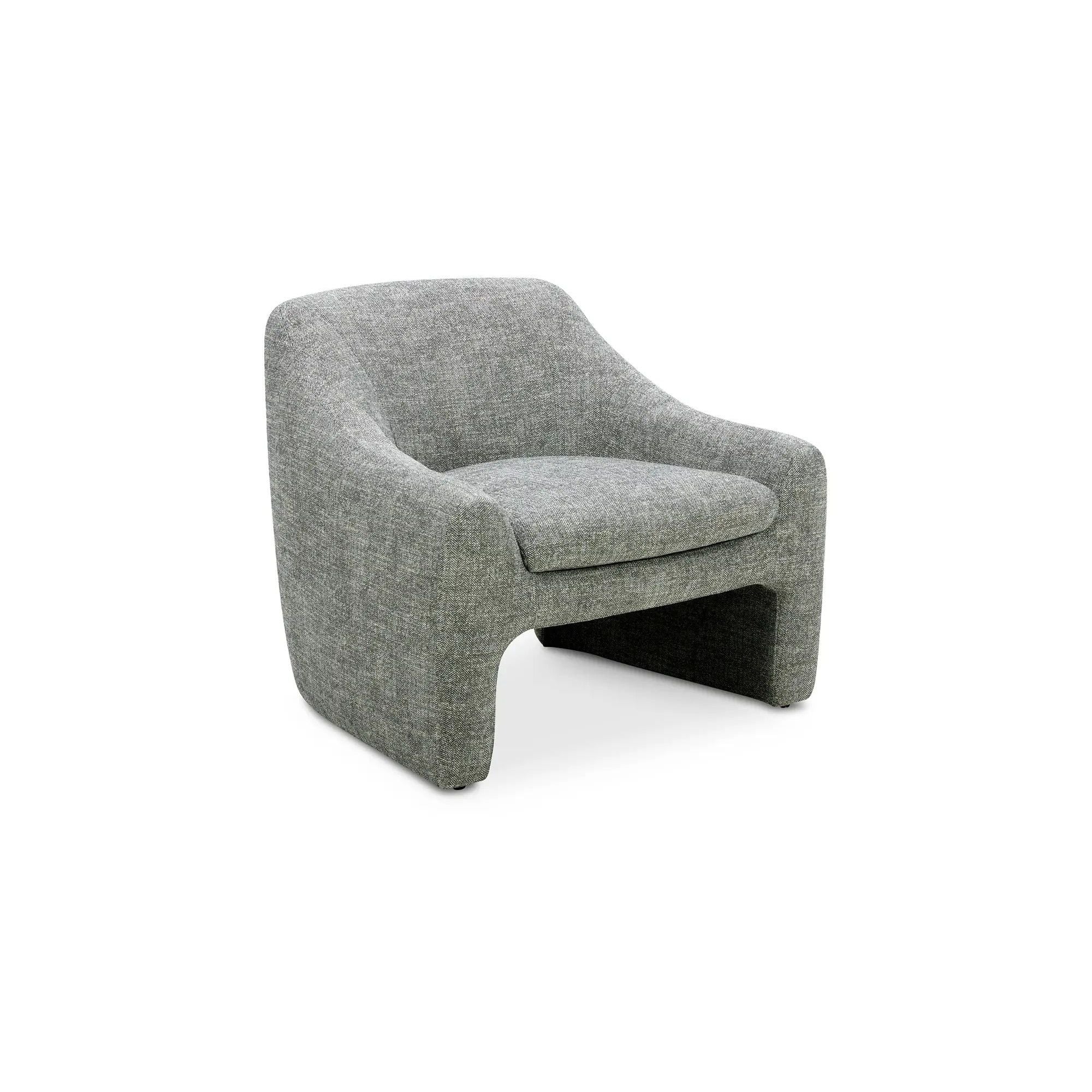 Moe's Home Collection Kenzie Slated Moss Accent Chair - Image 4