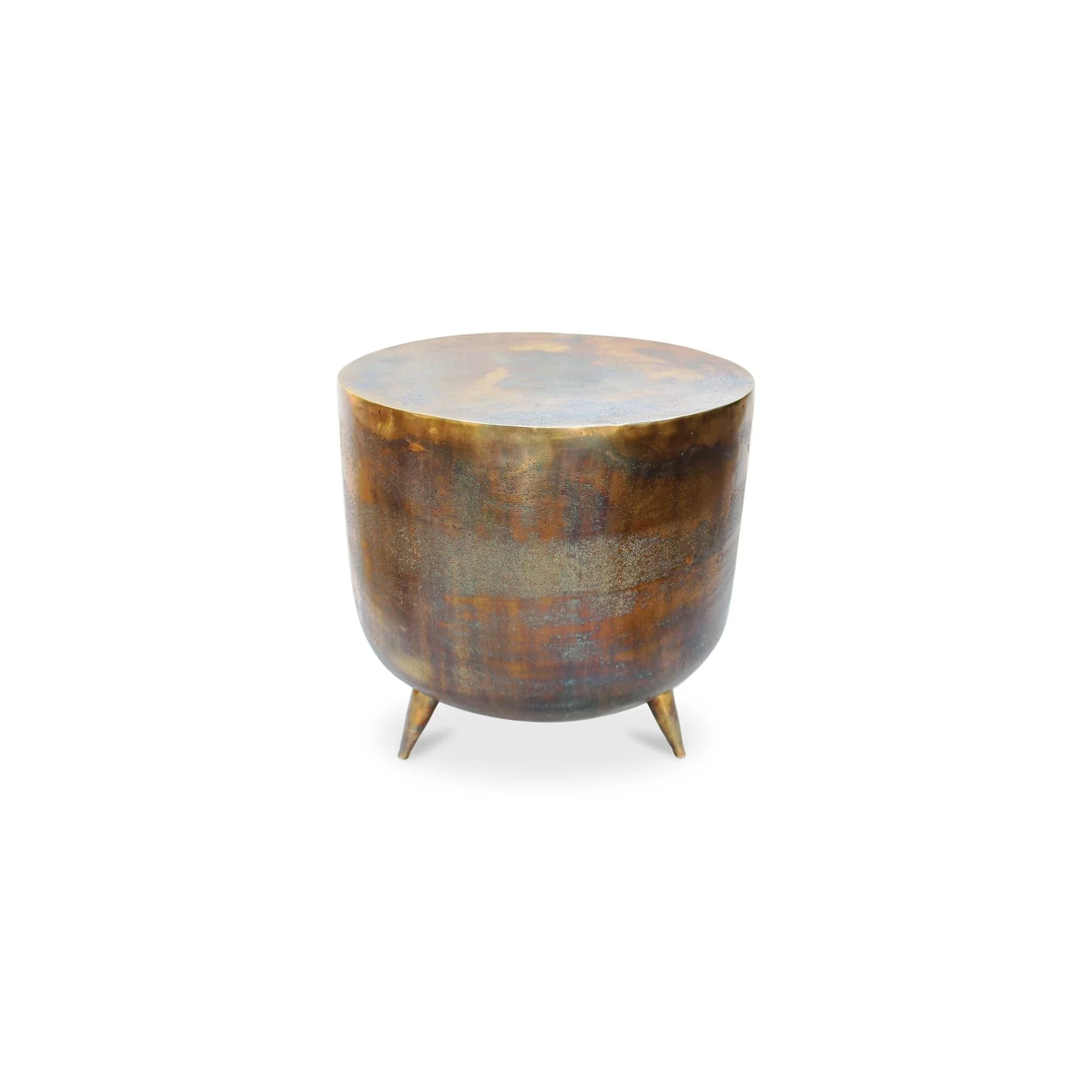 Moe's Home Collection Kettel Copper Brass Accent Table
