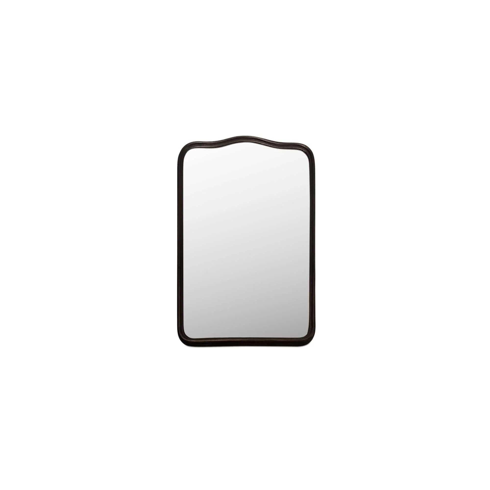 Moe's Home Keyes Mirror Blackened Bronze Cast Aluminum